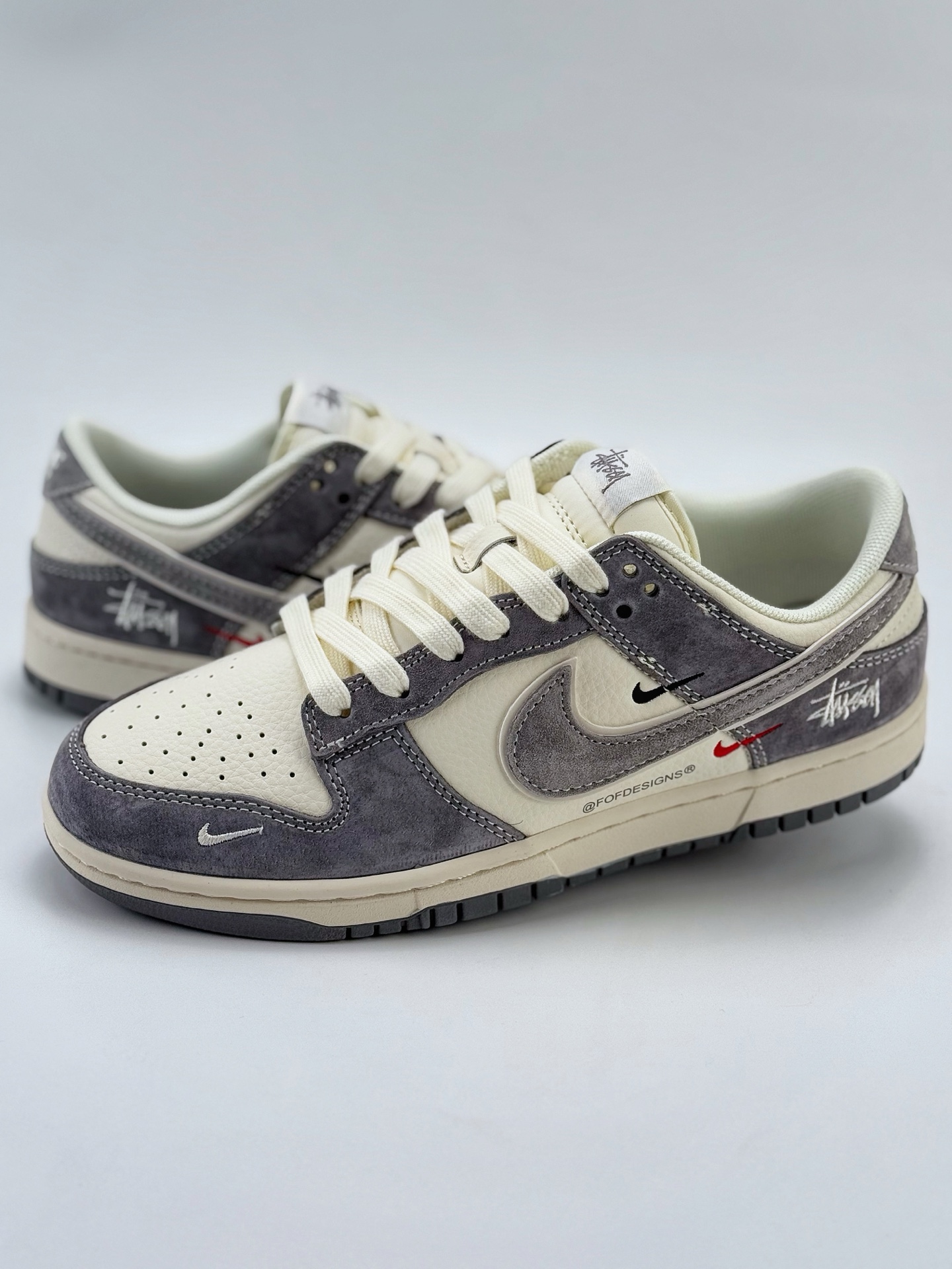 Nike SB Dunk Low x Stussy 白灰三小钩  YX5066-252