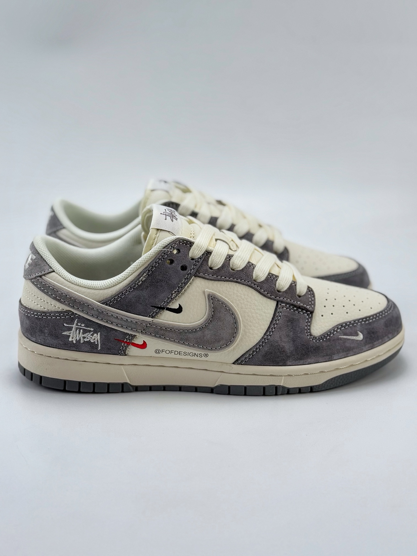 Nike SB Dunk Low x Stussy 白灰三小钩  YX5066-252