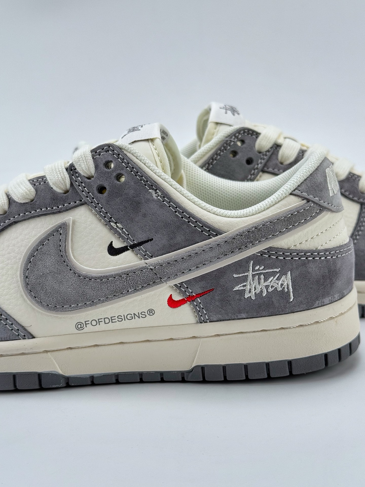 Nike SB Dunk Low x Stussy 白灰三小钩  YX5066-252