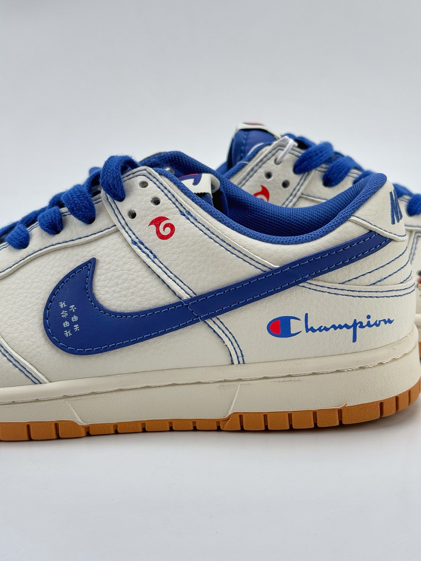 Nike SB Dunk Low x Champion 奶白蓝小钩 哪吒涂鸦  XX2419-019