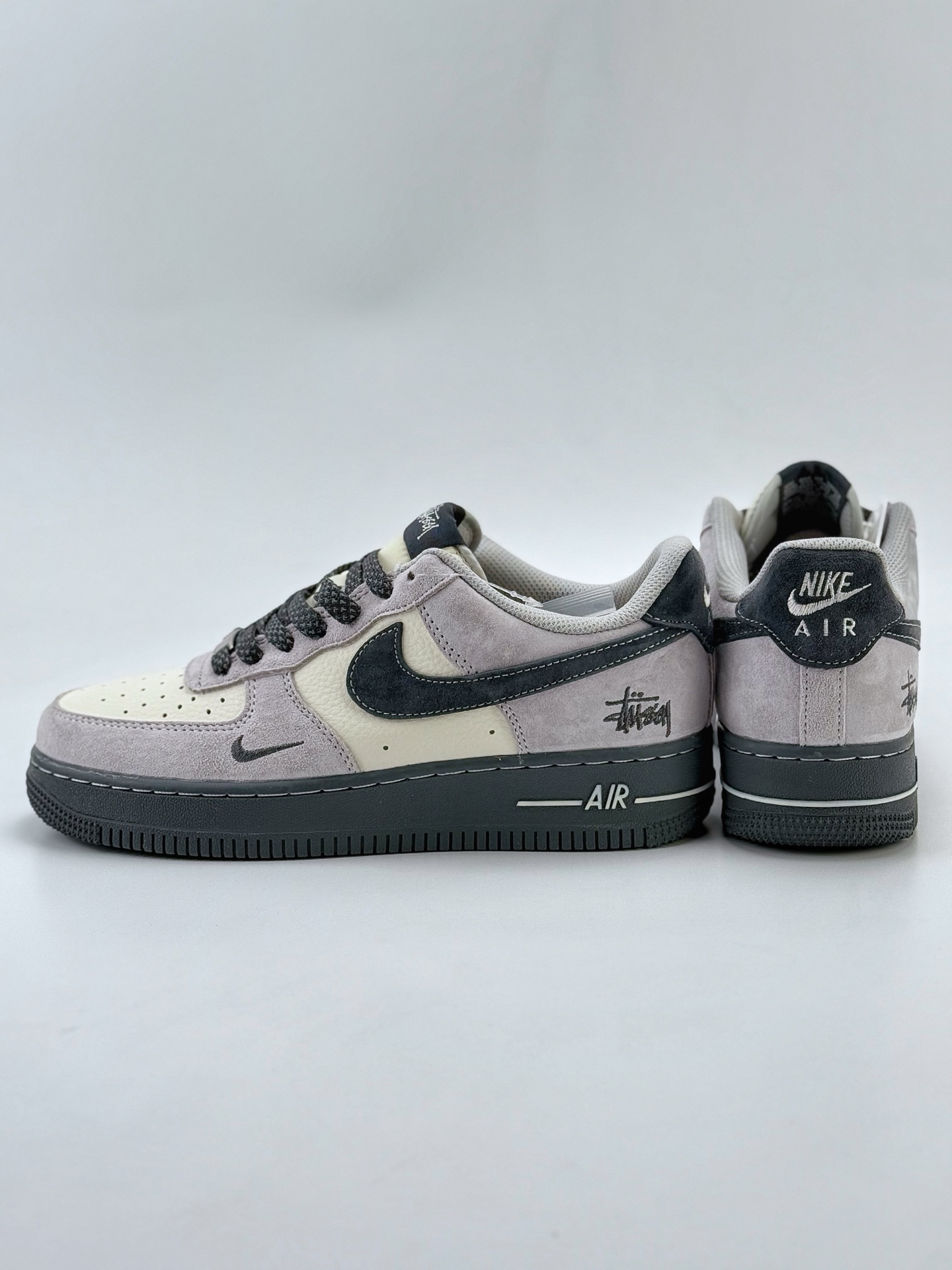 Nike Air Force 1 Low 07 x Stussy 白灰黑小钩满天星  XZ6188-196