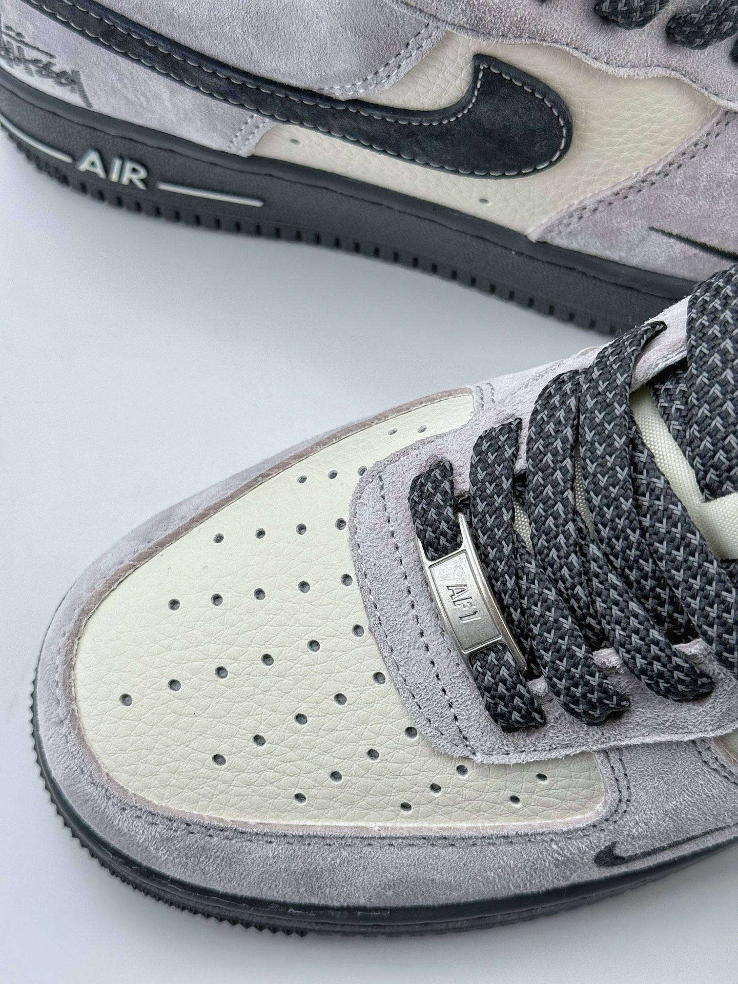 Nike Air Force 1 Low 07 x Stussy 白灰黑小钩满天星  XZ6188-196