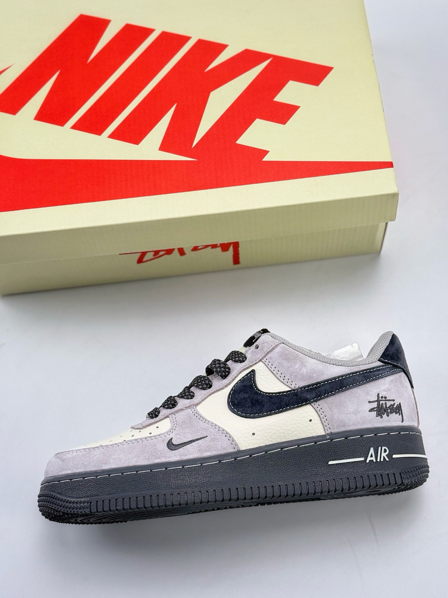 Nike Air Force 1 Low 07 x Stussy 白灰黑小钩满天星  XZ6188-196