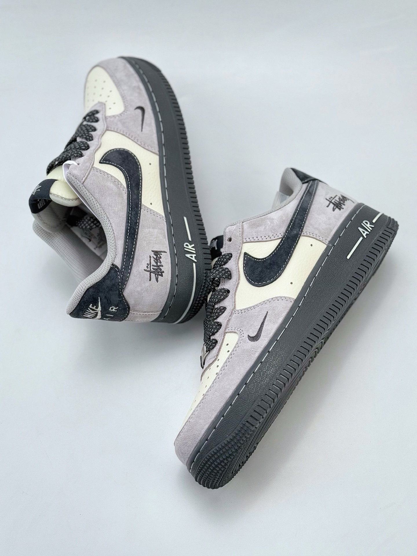 Nike Air Force 1 Low 07 x Stussy 白灰黑小钩满天星  XZ6188-196