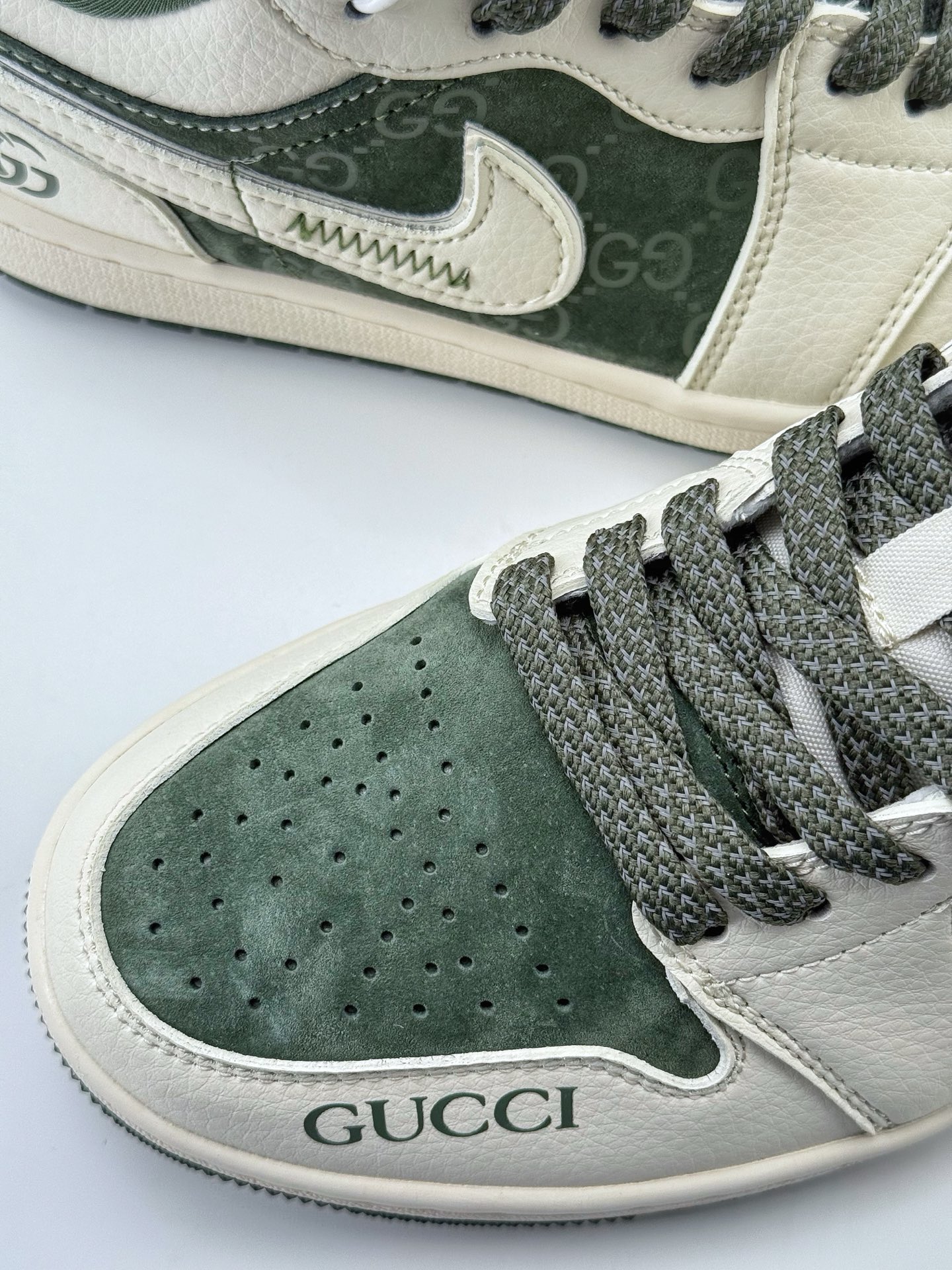 Air Jordan 1 Retro Low x GUCCI 白绿满天星  XS6086-003