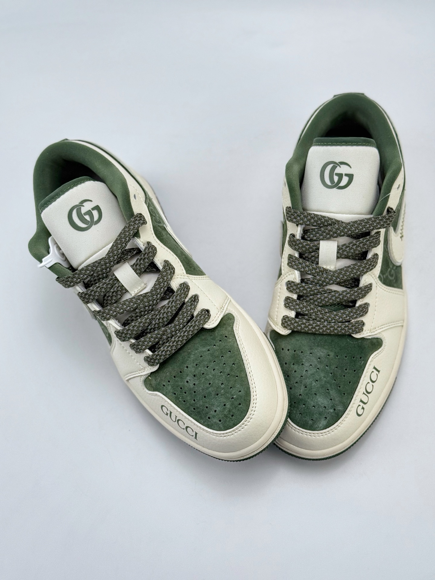 Air Jordan 1 Retro Low x GUCCI 白绿满天星  XS6086-003