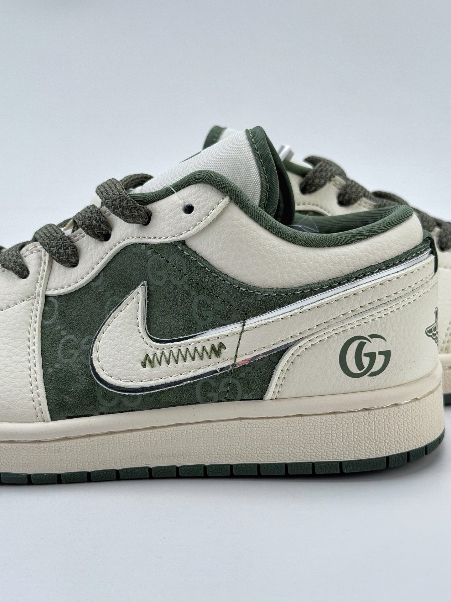 Air Jordan 1 Retro Low x GUCCI 白绿满天星  XS6086-003