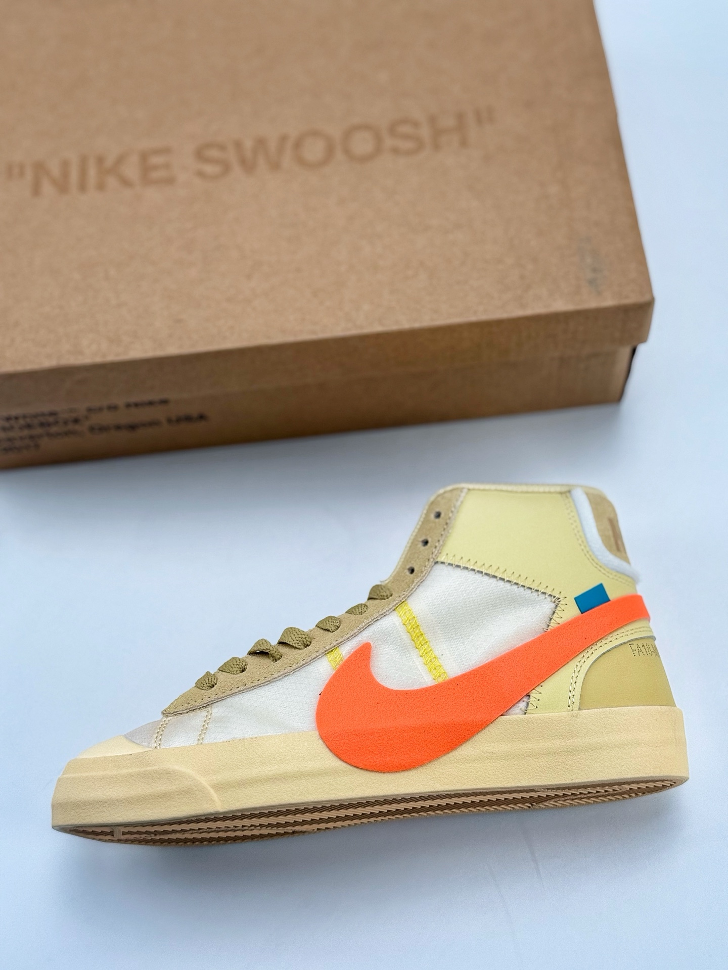 Nike Blazer Wolf x OFF-WHITE ”All Hallows Eve” THE THE 米黄 AA3832-700