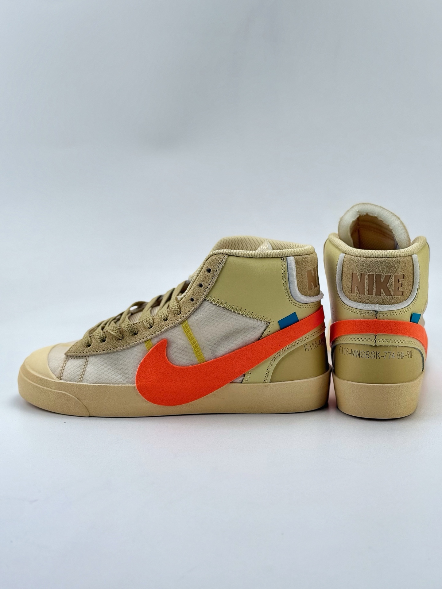Nike Blazer Wolf x OFF-WHITE ”All Hallows Eve” THE THE 米黄 AA3832-700