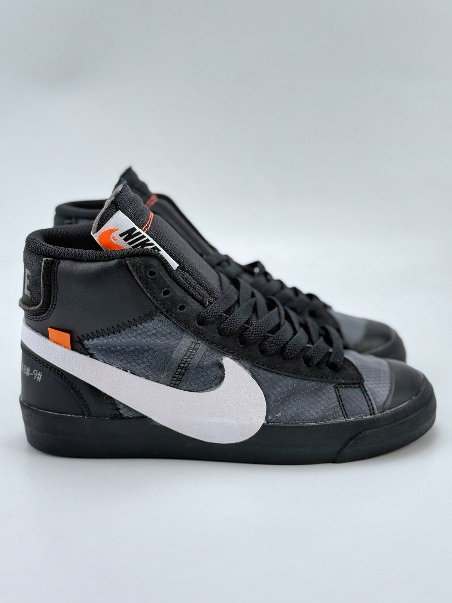 Nike Blazer Wolf x OFF-WHITE Grim Reaper 万圣节 黑白 AA3832-001