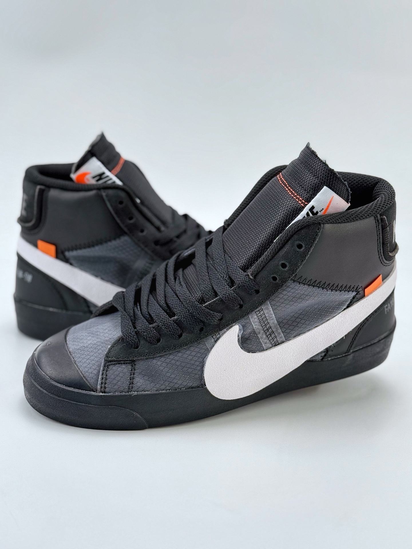 Nike Blazer Wolf x OFF-WHITE Grim Reaper 万圣节 黑白 AA3832-001
