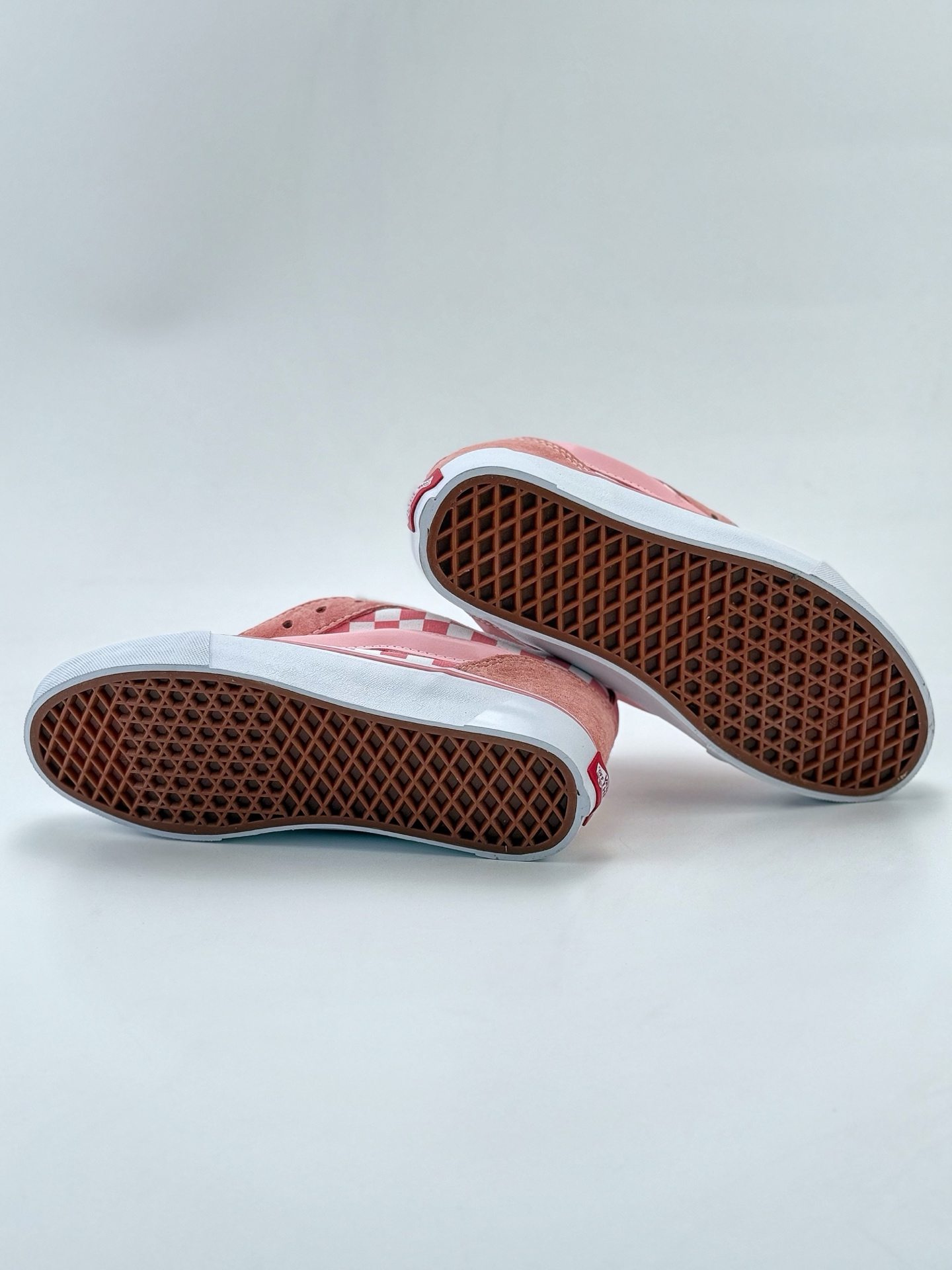 Vans Knu Skool 少女粉格面包鞋 春季必备单款新色
