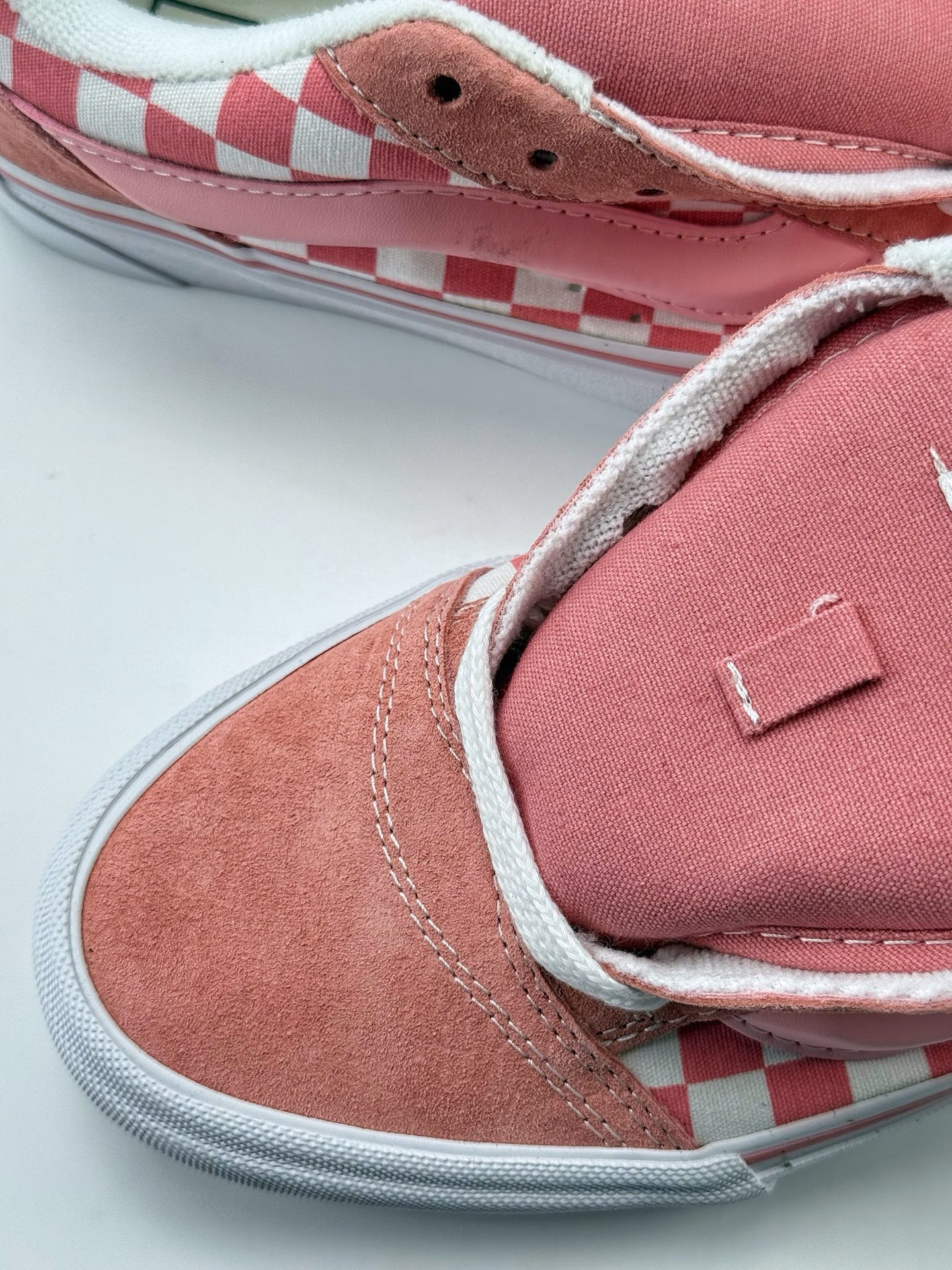 Vans Knu Skool 少女粉格面包鞋 春季必备单款新色