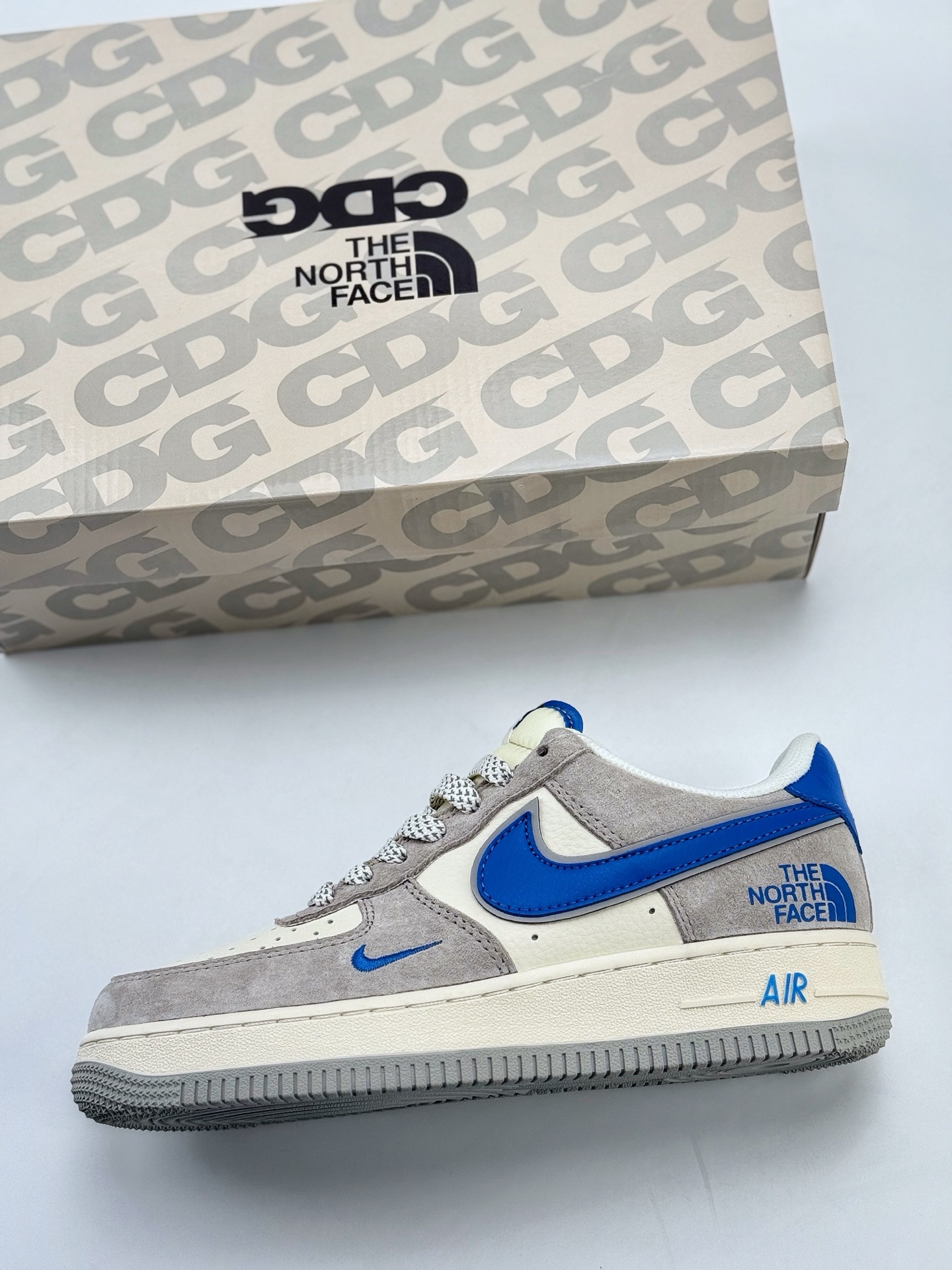 Nike Air Force 1 Low 07 x The North Face 灰蓝小钩满天星  XZ6188-745