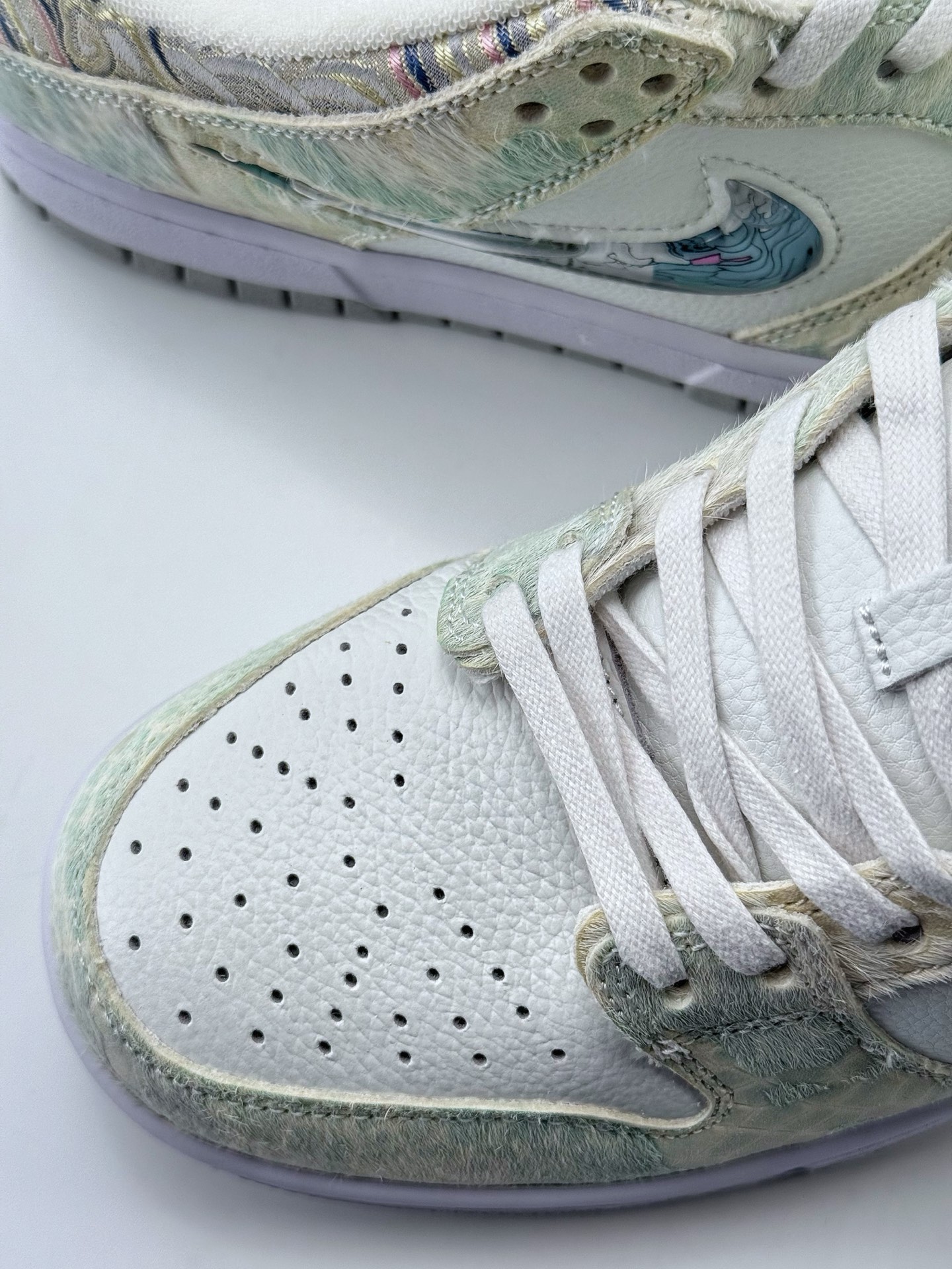 Nike SB Dunk Low 蒸汽木偶 CNY龙年限定 三太子敖丙 换皮 白青  DV0831-101