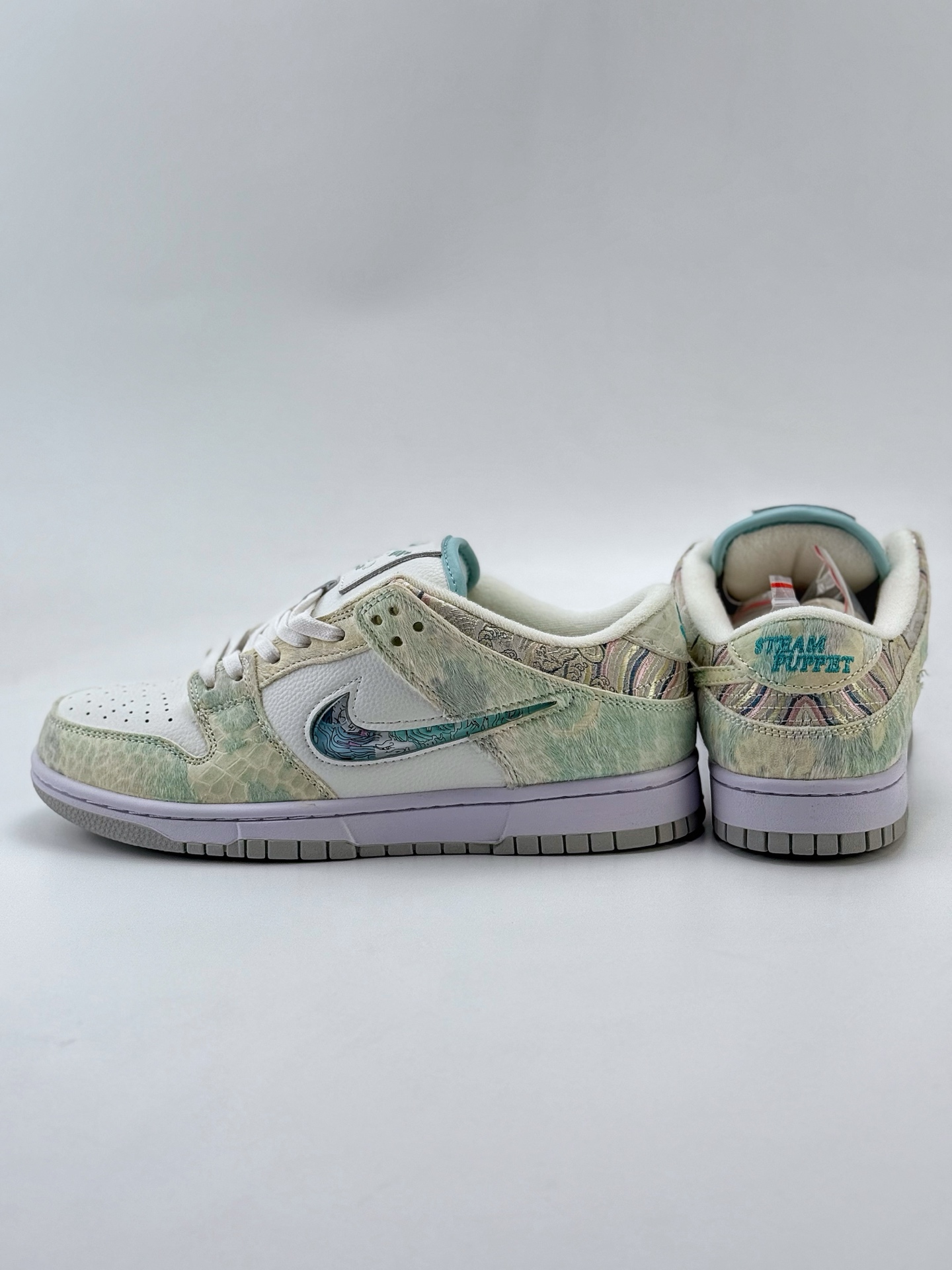 Nike SB Dunk Low 蒸汽木偶 CNY龙年限定 三太子敖丙 换皮 白青  DV0831-101
