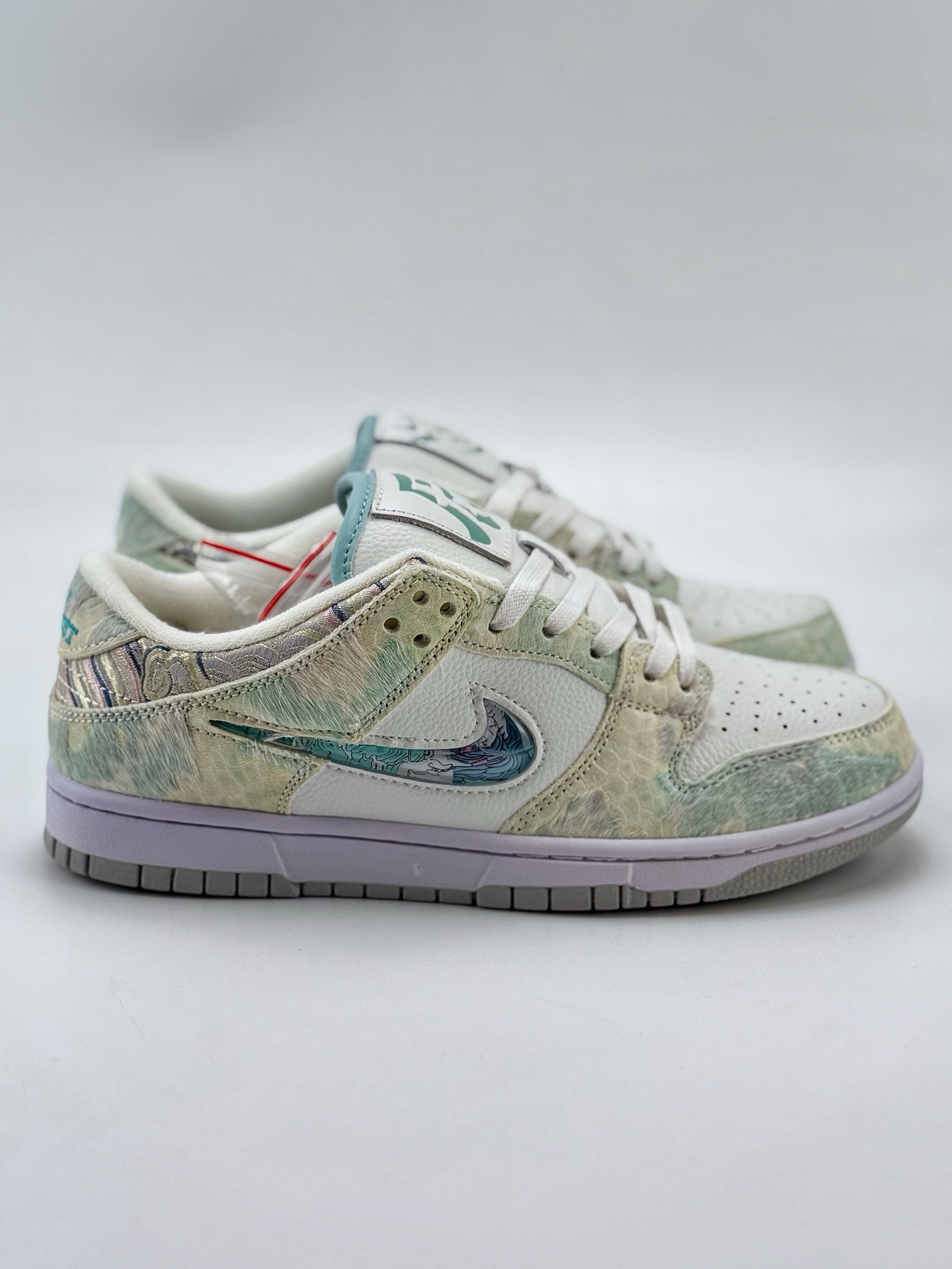 Nike SB Dunk Low 蒸汽木偶 CNY龙年限定 三太子敖丙 换皮 白青  DV0831-101