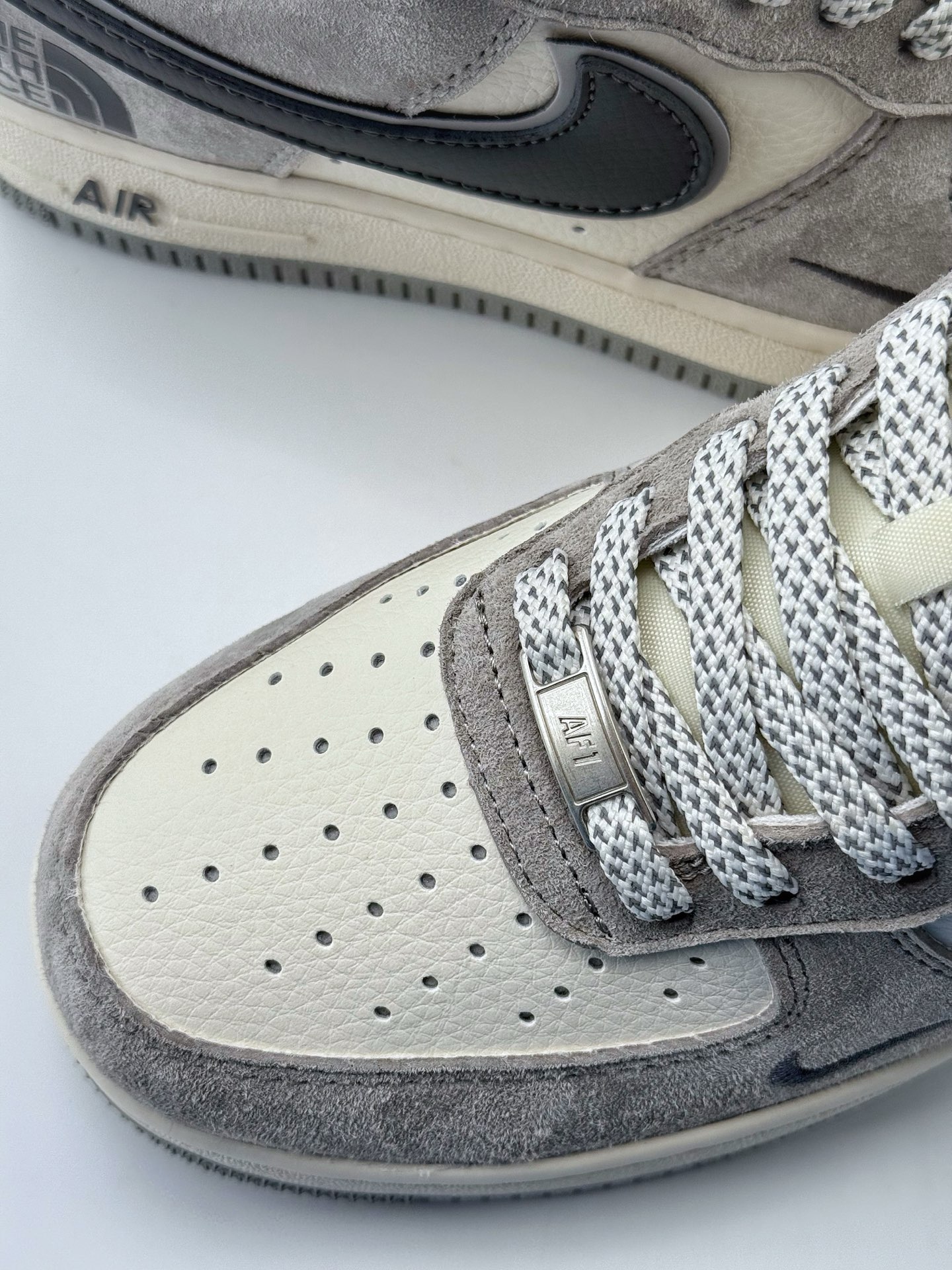 Nike Air Force 1 Low 07 x The North Face 灰白黑小钩满天星  XZ6188-760