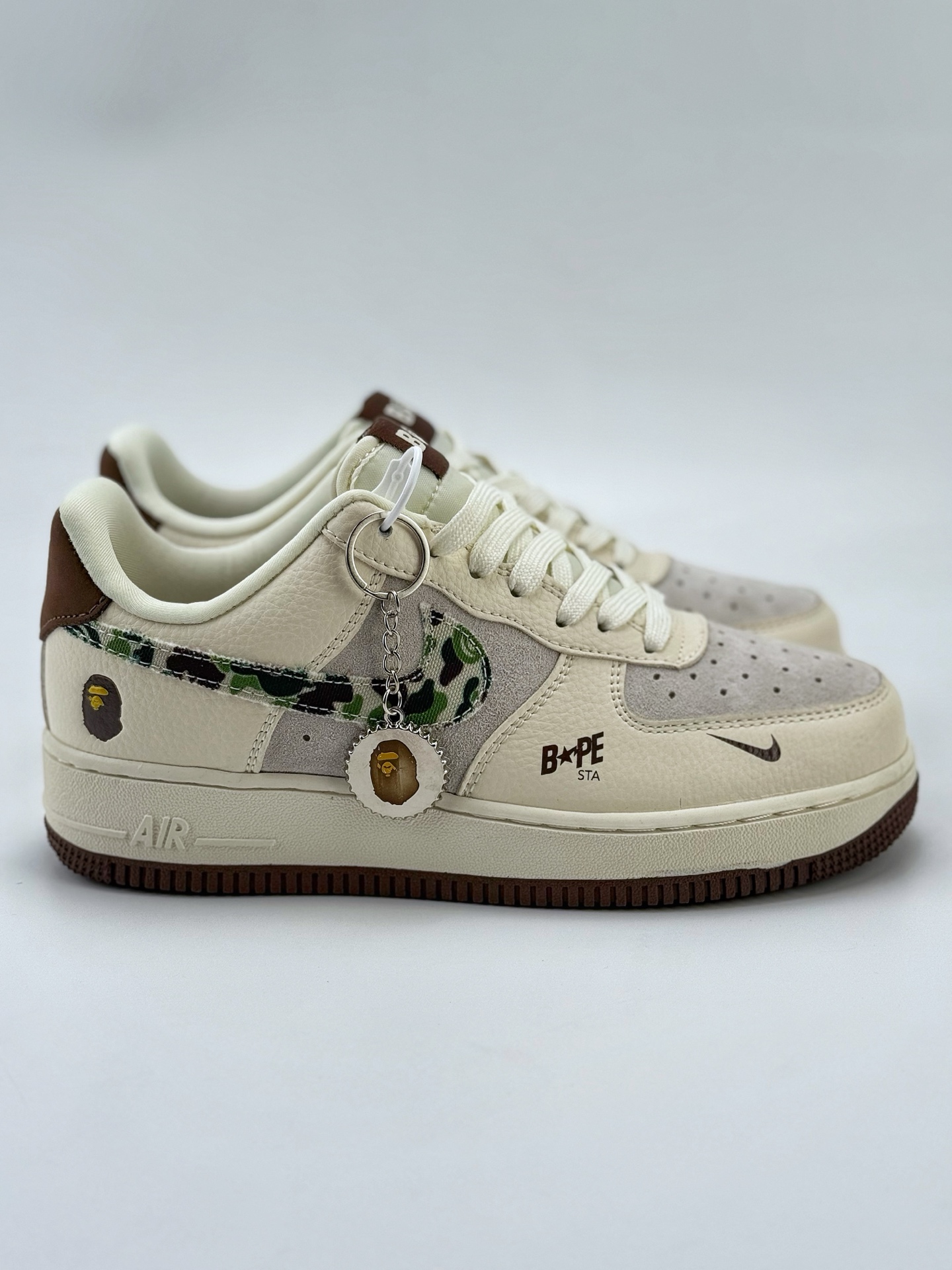 Nike Air Force 1 Low 07 x BAPE 白棕小钩 DF0188-030