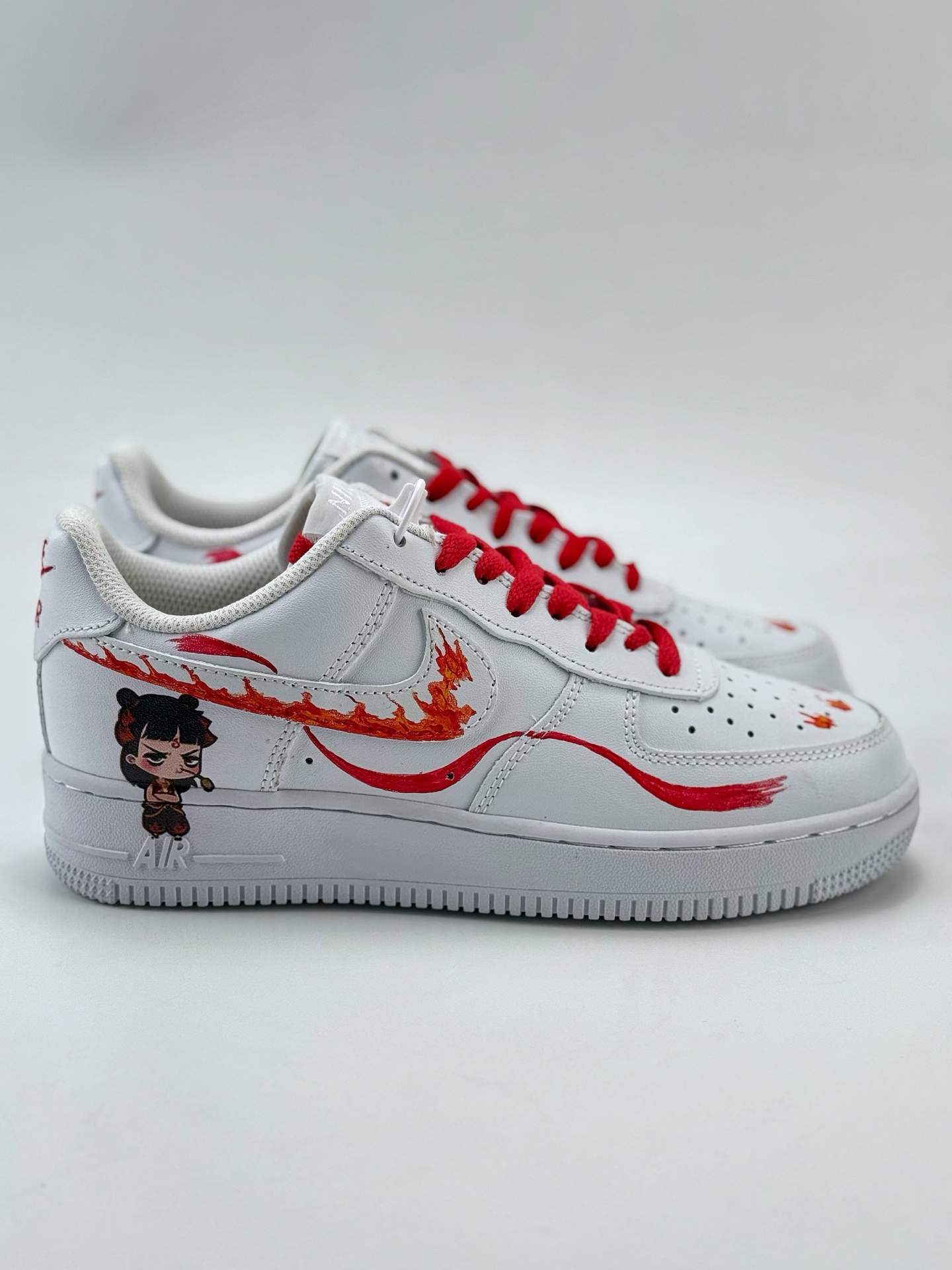 Nike Air Force 1 Low 07 哪吒闹海 白红涂鸦