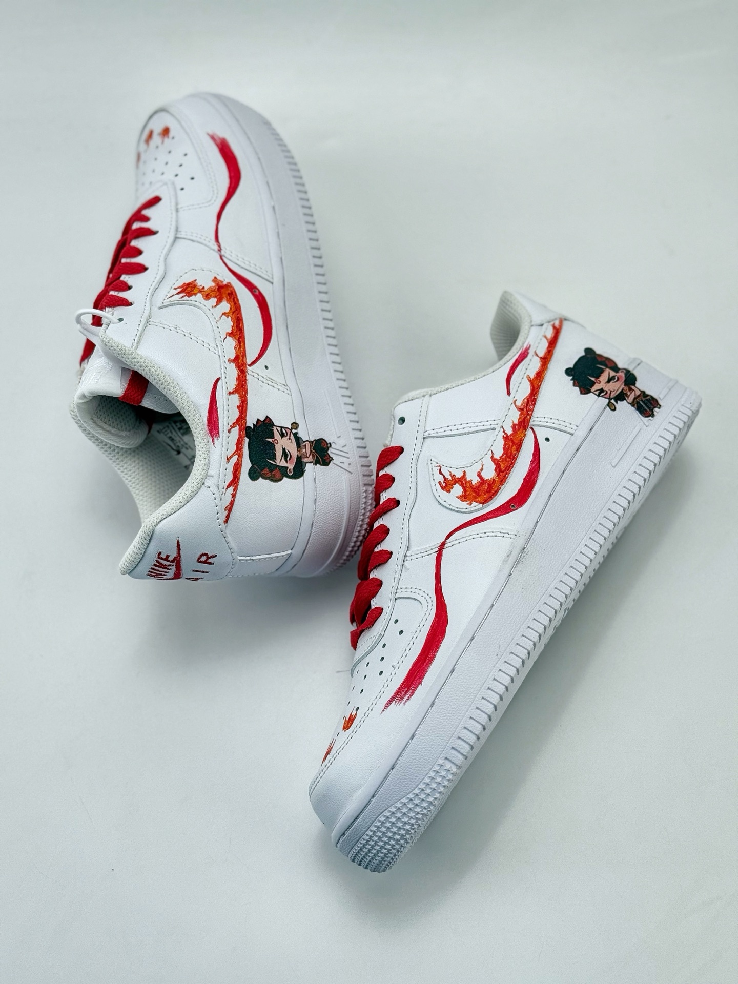 Nike Air Force 1 Low 07 哪吒闹海 白红涂鸦