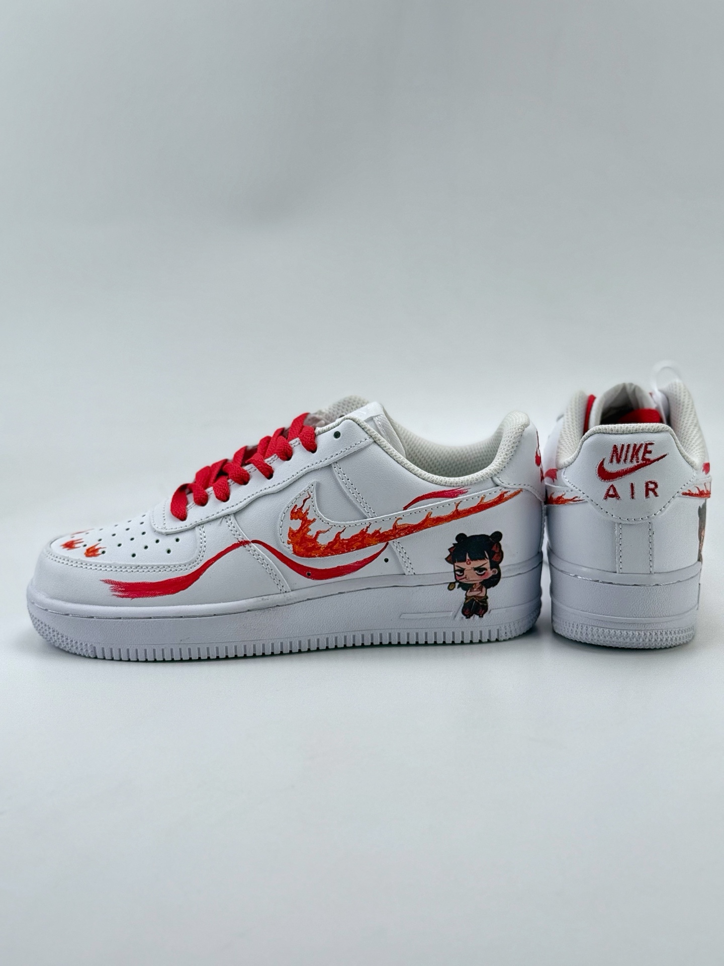 Nike Air Force 1 Low 07 哪吒闹海 白红涂鸦