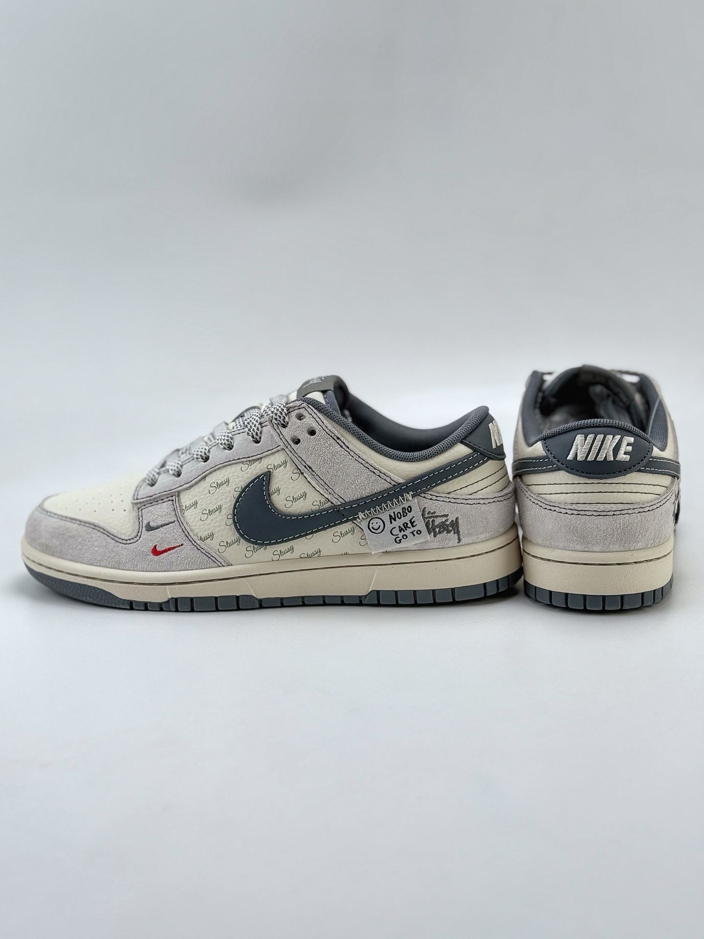 Nike SB Dunk Low x Stussy 白灰双小钩满天星  YX5066-219