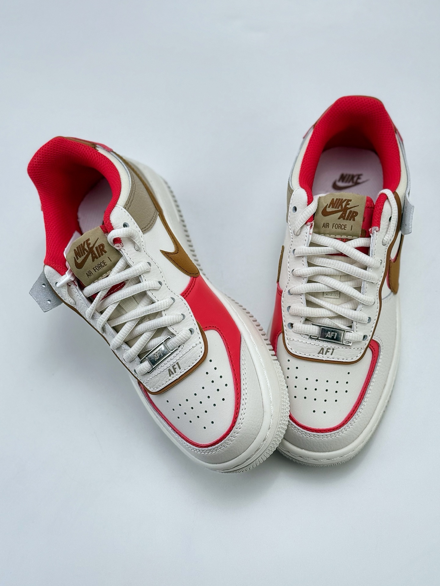 Nike Air Force 1 Low 07 Shadow WMNS 白棕红  HQ3400-030
