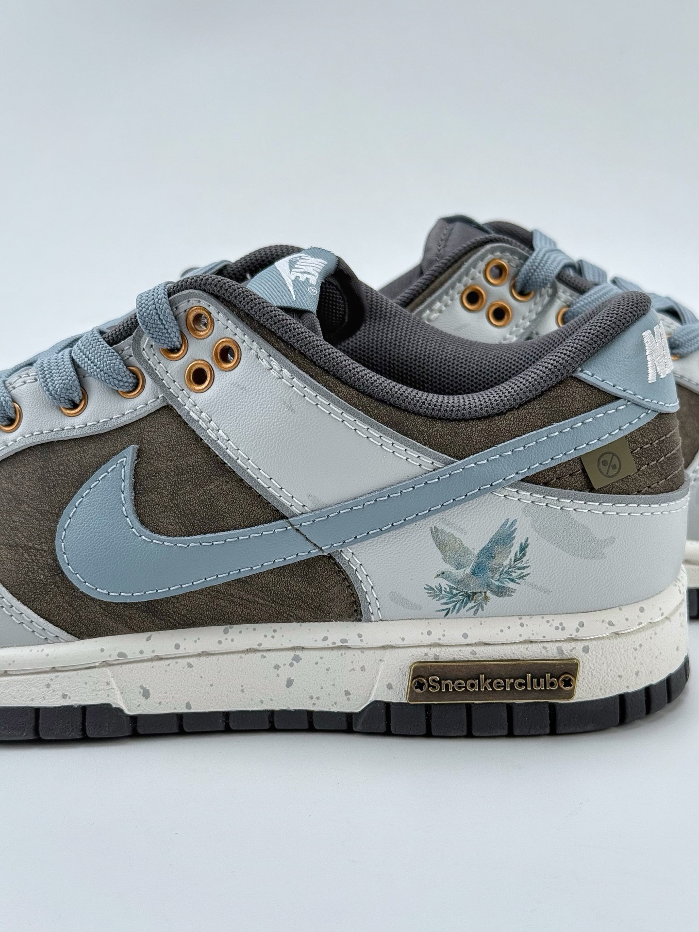 Nike SB Dunk Low 爱与和平 灰棕 复古做旧  GB1220-010