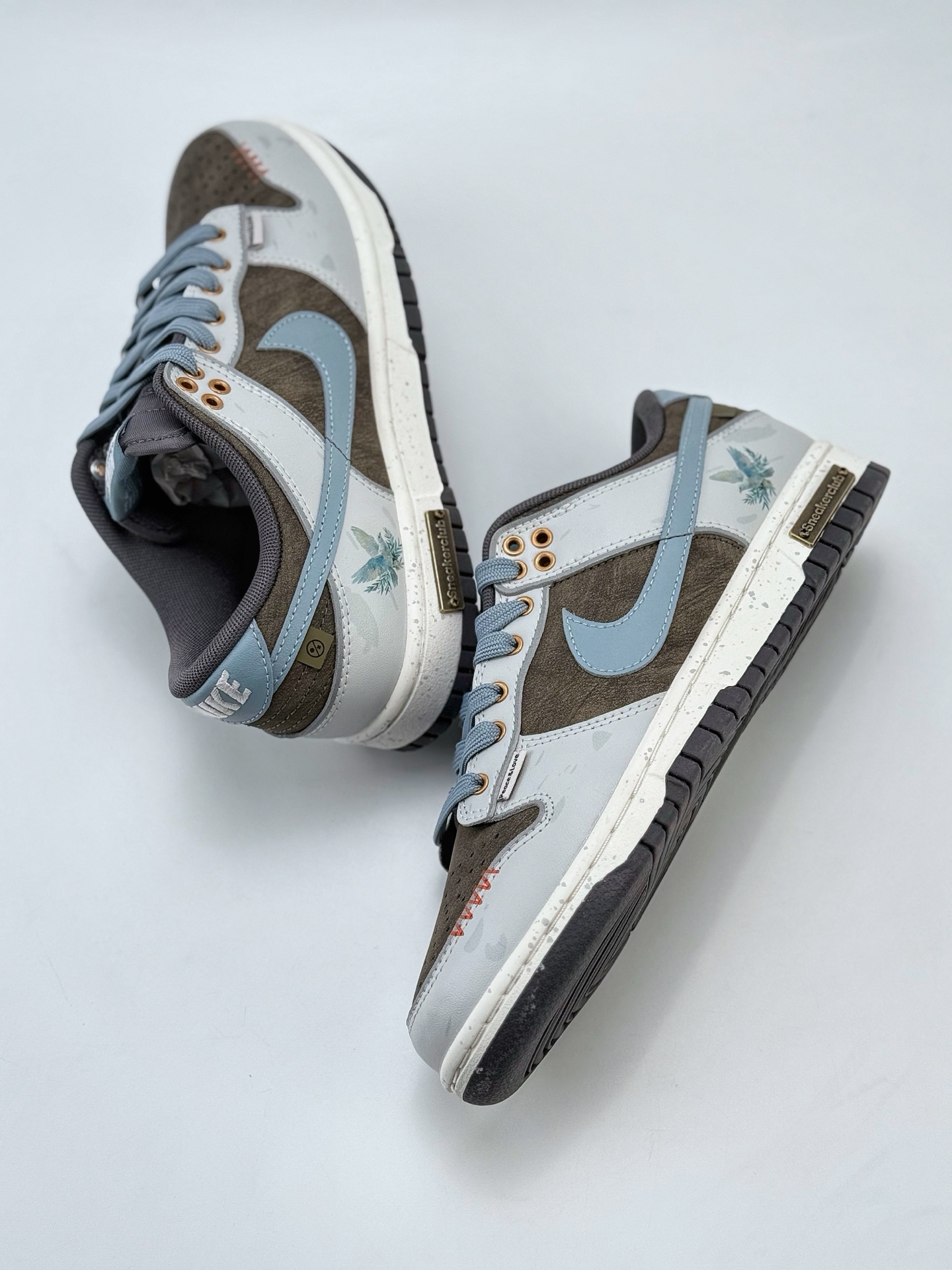 Nike SB Dunk Low 爱与和平 灰棕 复古做旧  GB1220-010