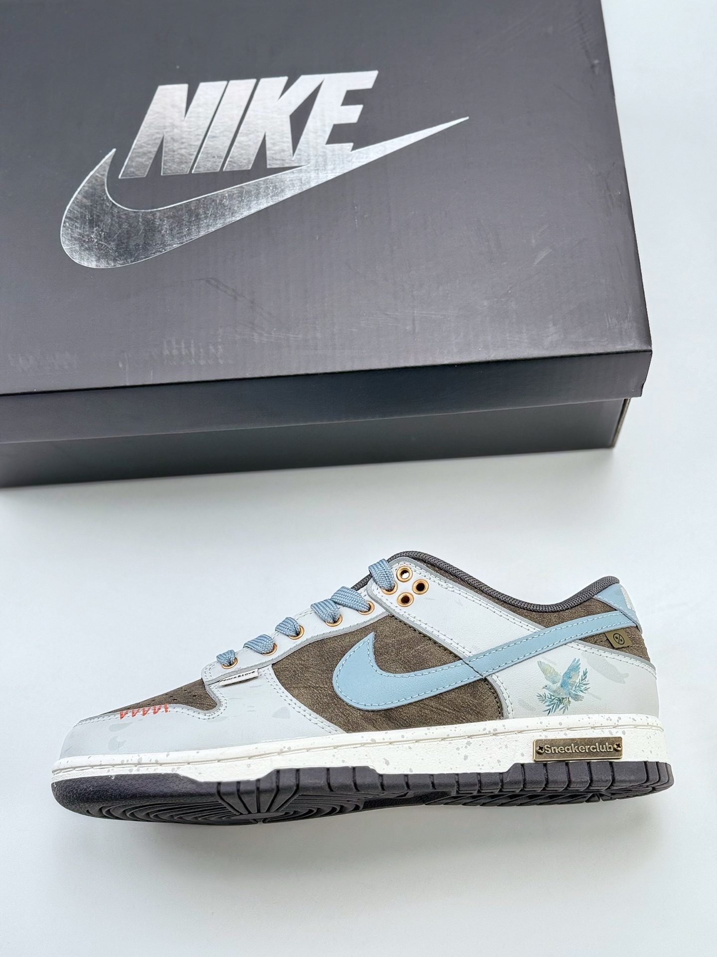 Nike SB Dunk Low 爱与和平 灰棕 复古做旧  GB1220-010