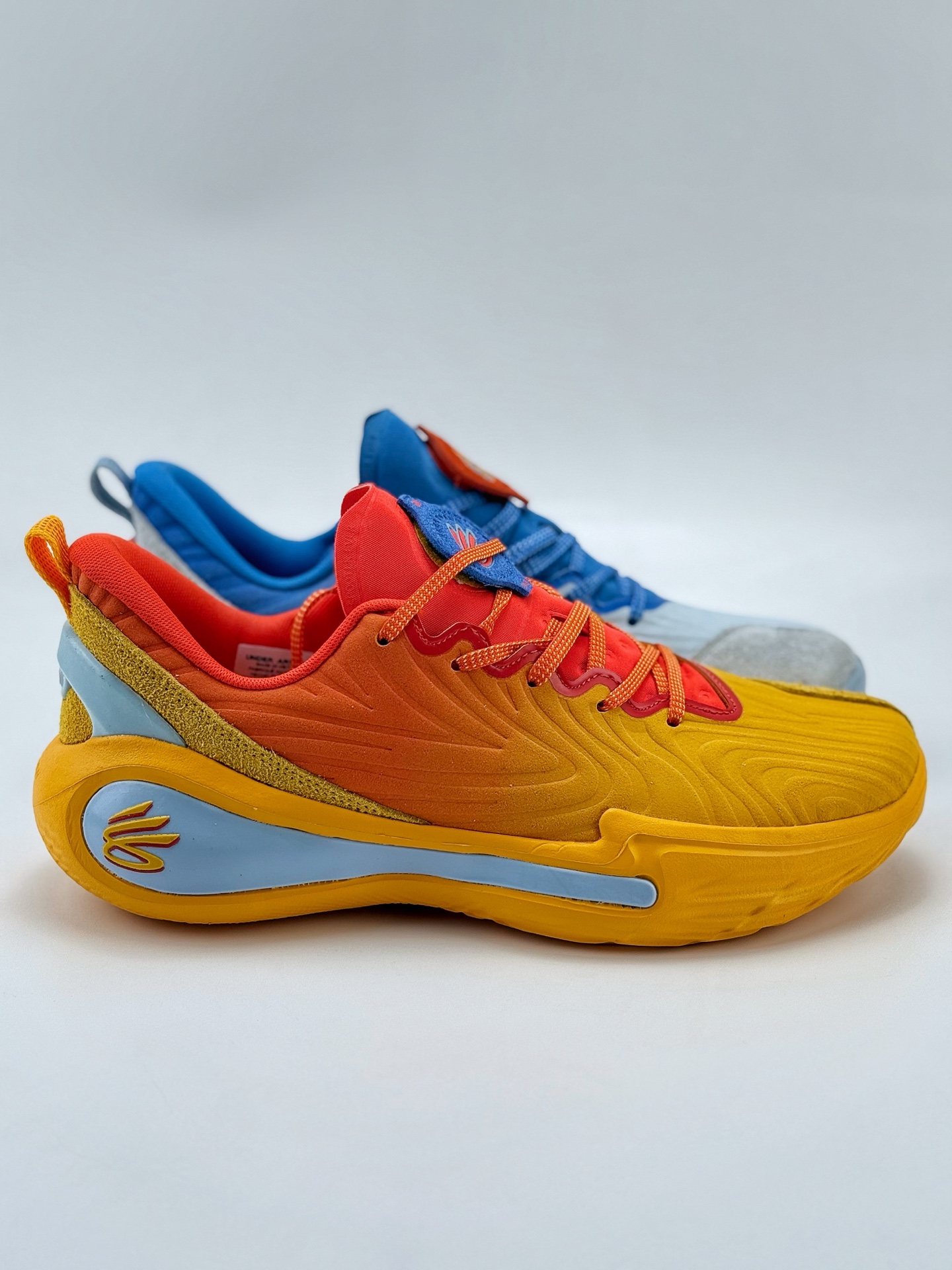 240 Under Armour Curry 12 全明星 鸳鸯配色 蓝黄 Flotro实战篮球鞋  6006146-453