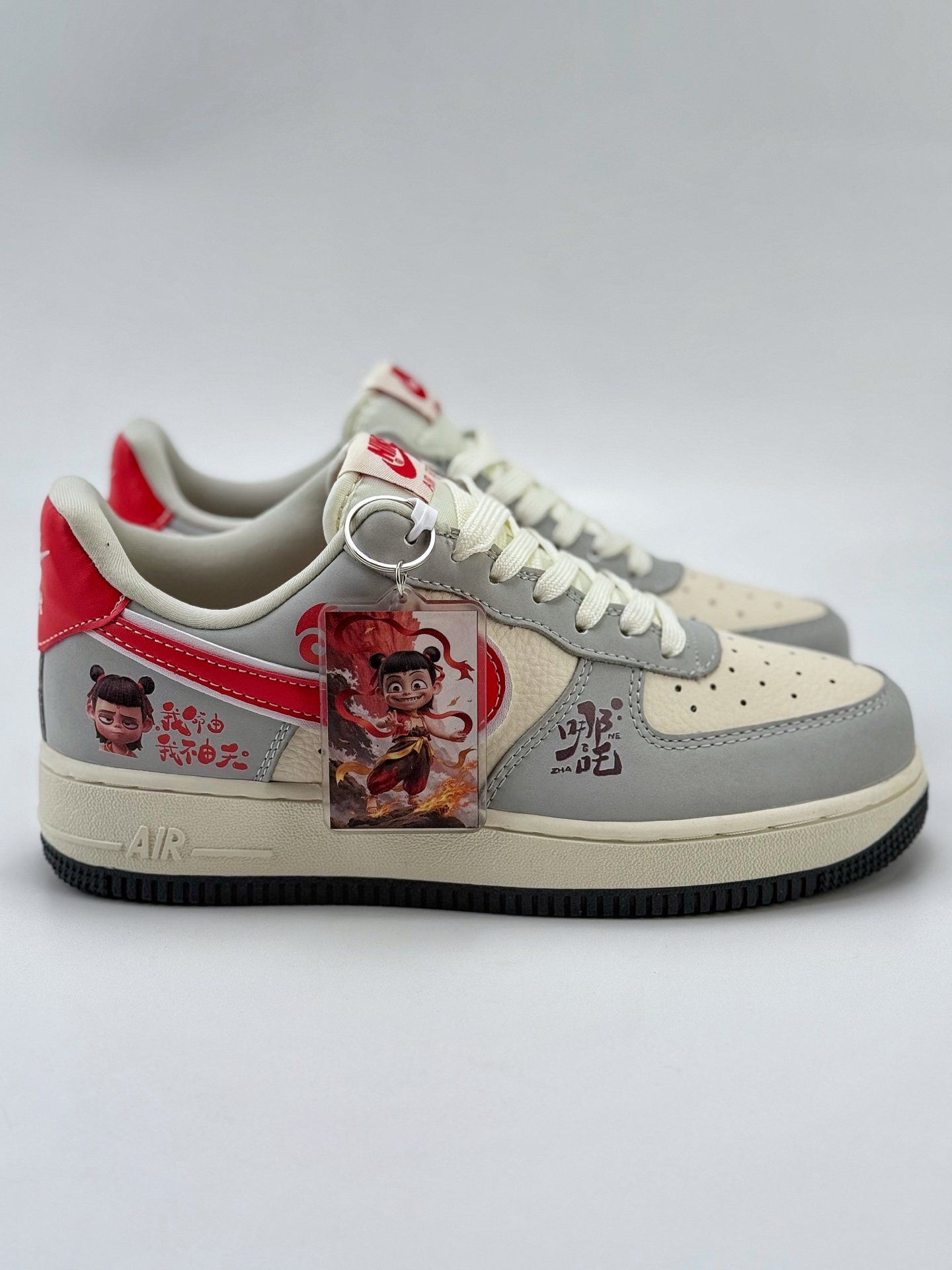 Nike Air Force 1 Low 07 哪吒 白灰红涂鸦 DF0188-046
