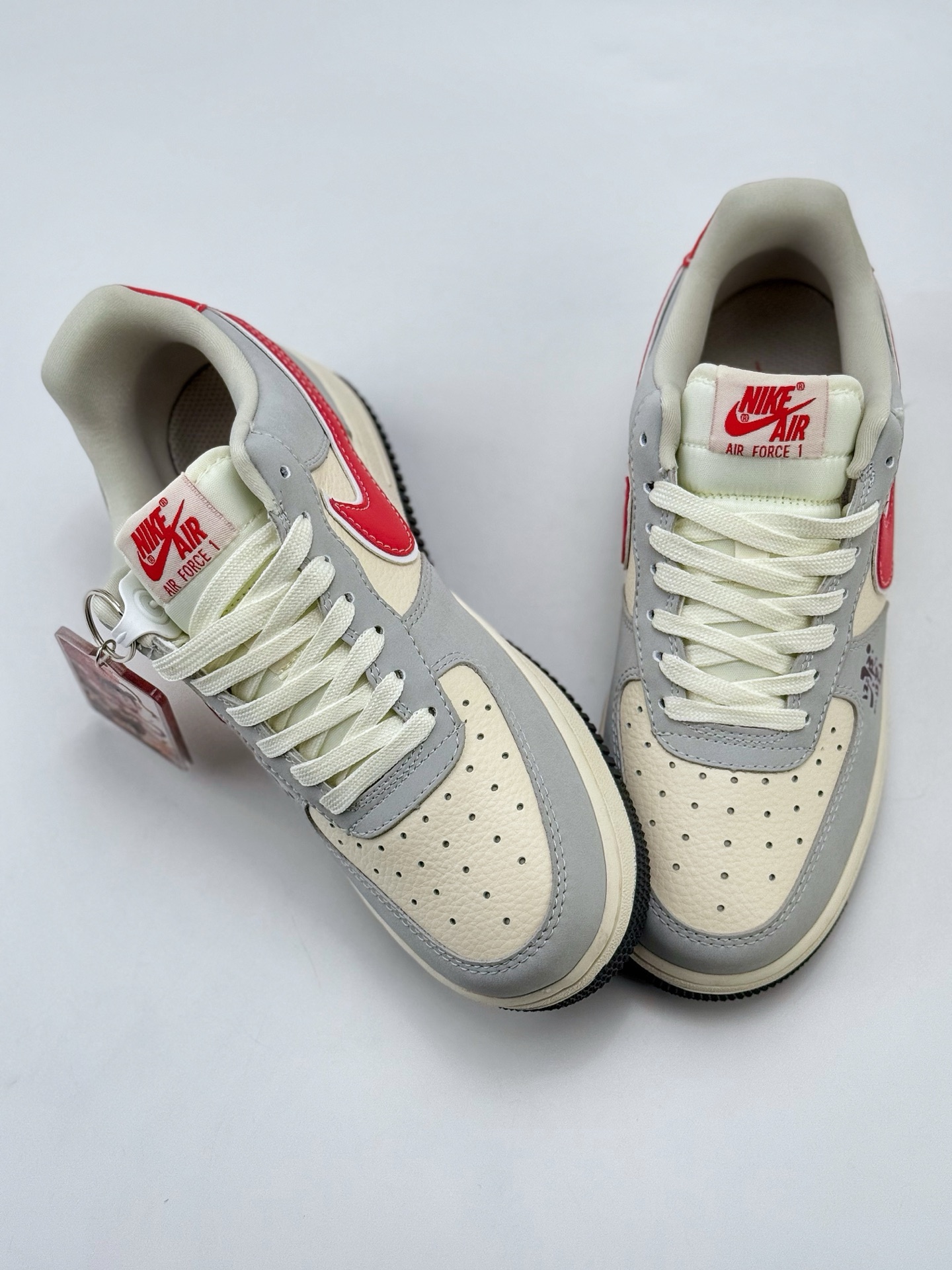 Nike Air Force 1 Low 07 哪吒 白灰红涂鸦 DF0188-046