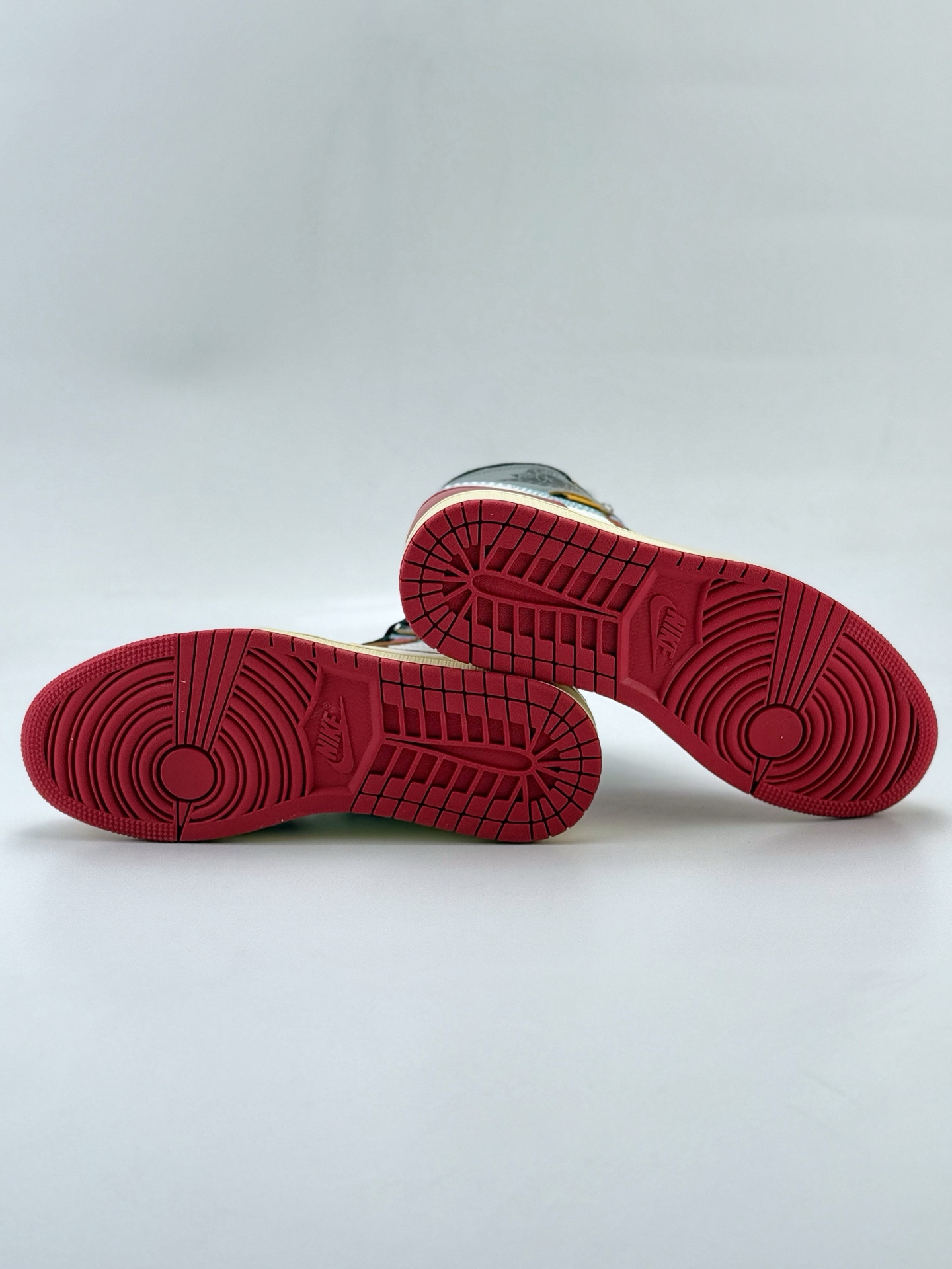 莞产原底面 市售纯原版本 Air Jordan 1 High OG x Union LA 白灰红 HV8563-600