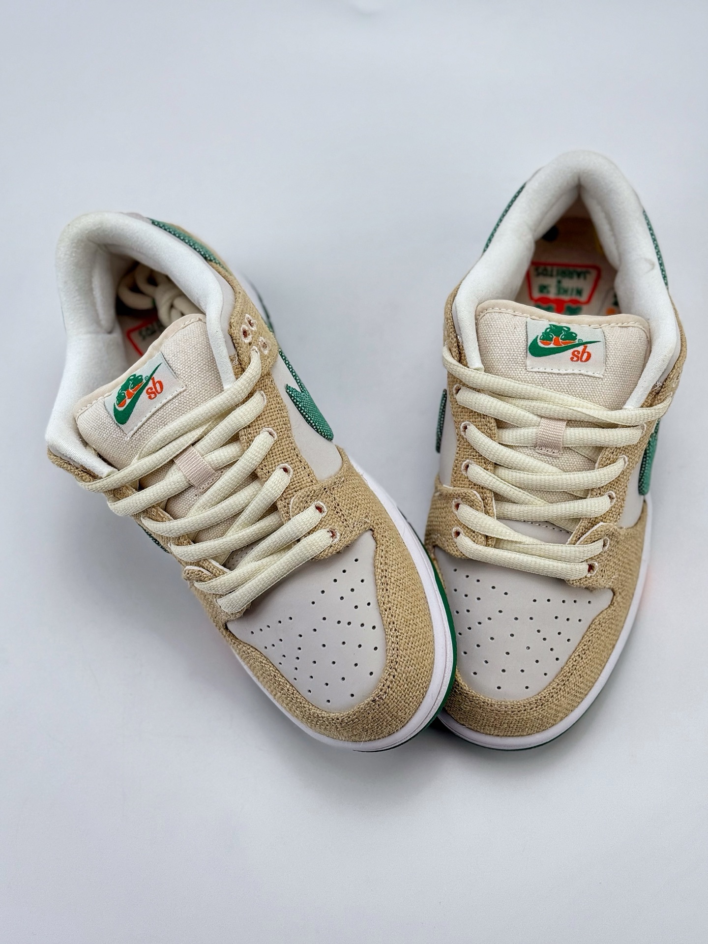 Nike SB Dunk Low x Jarritos ”Phantom and Malachite” 汽水 撕撕乐 米白 FD0860-001
