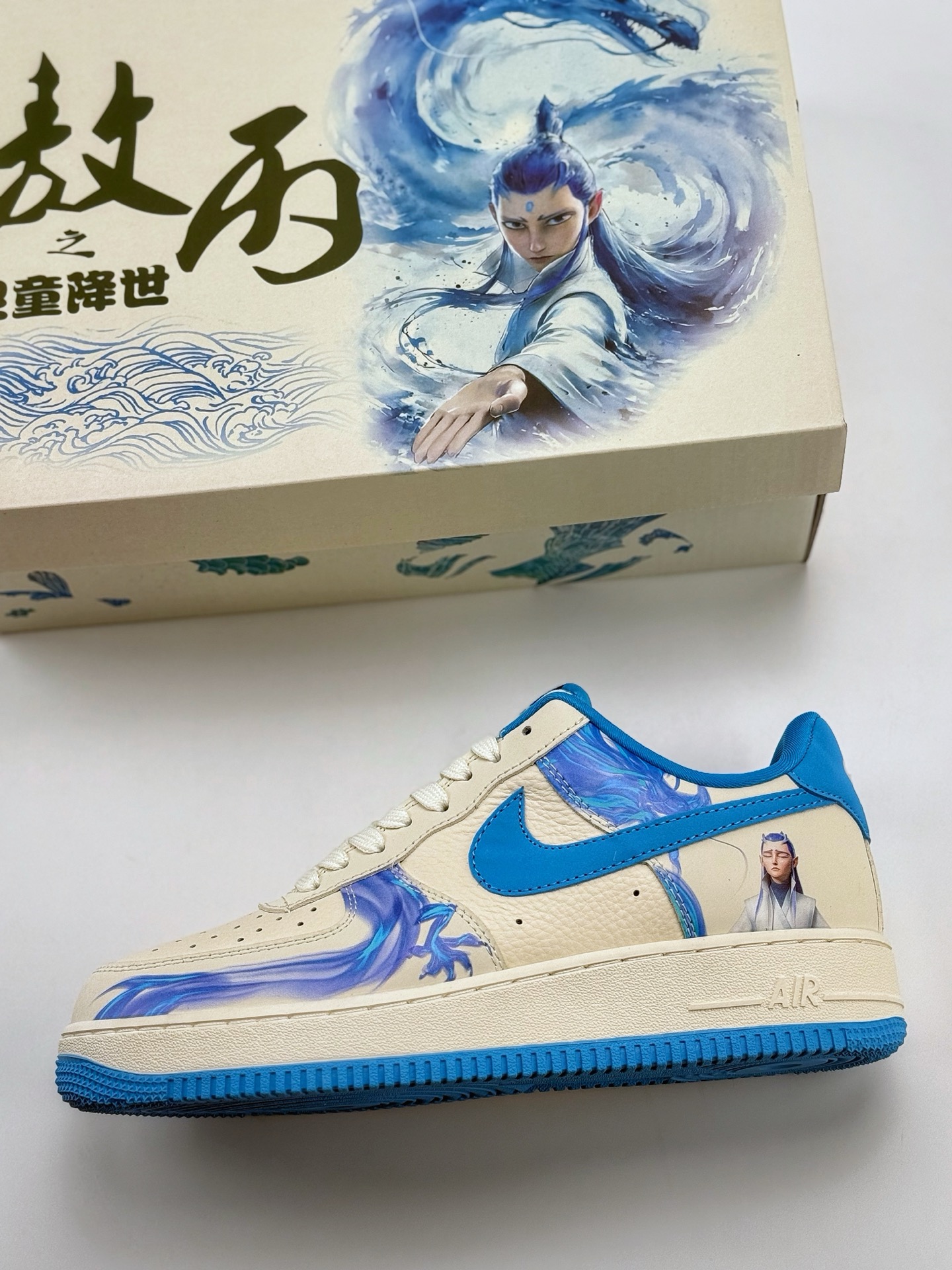 Nike Air Force 1 Low 07 灵童降世 敖丙 白蓝 DF0188-049