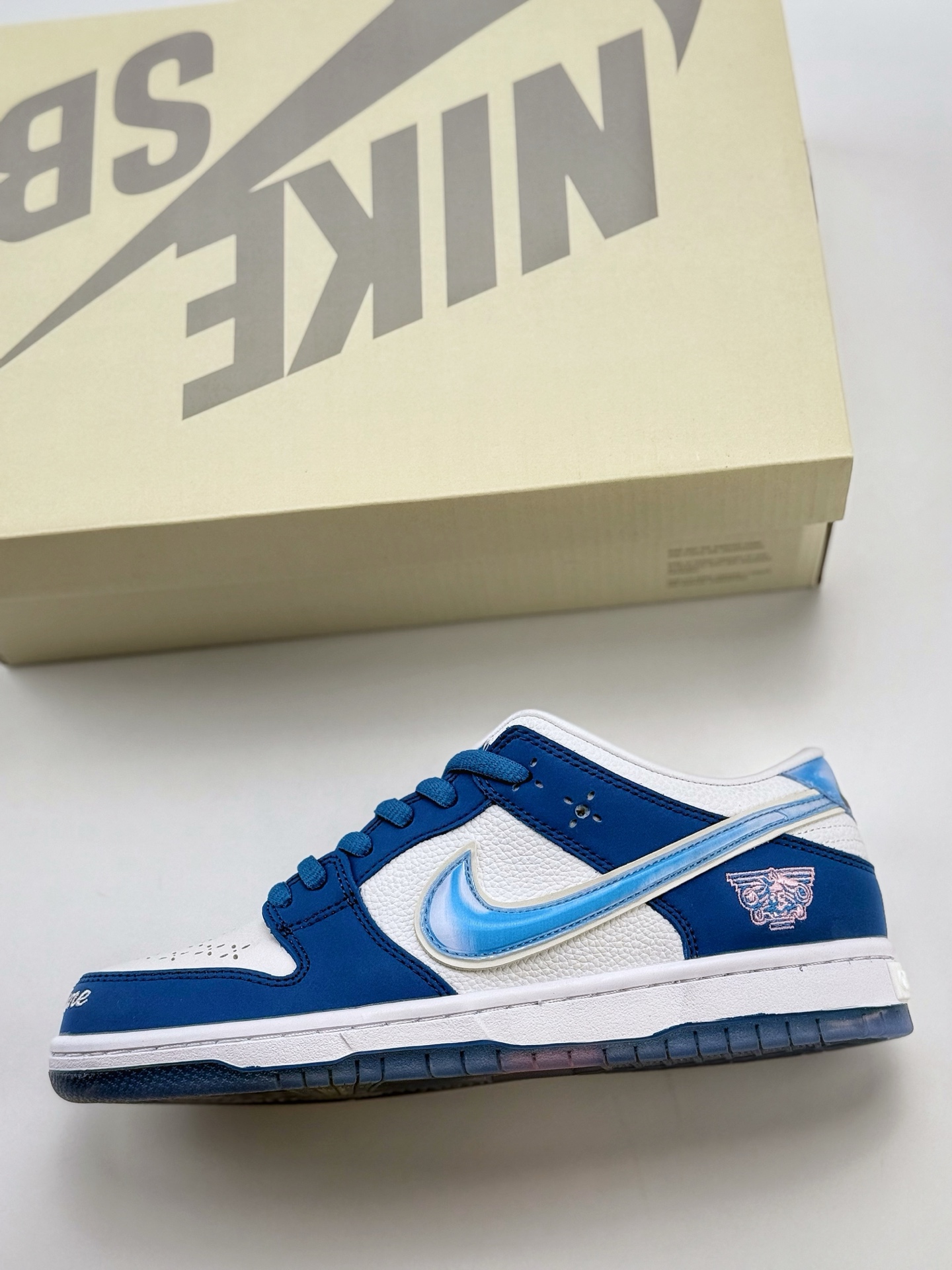 Nike SB Dunk Low x Born x Raised 蓝白 FN7819-400