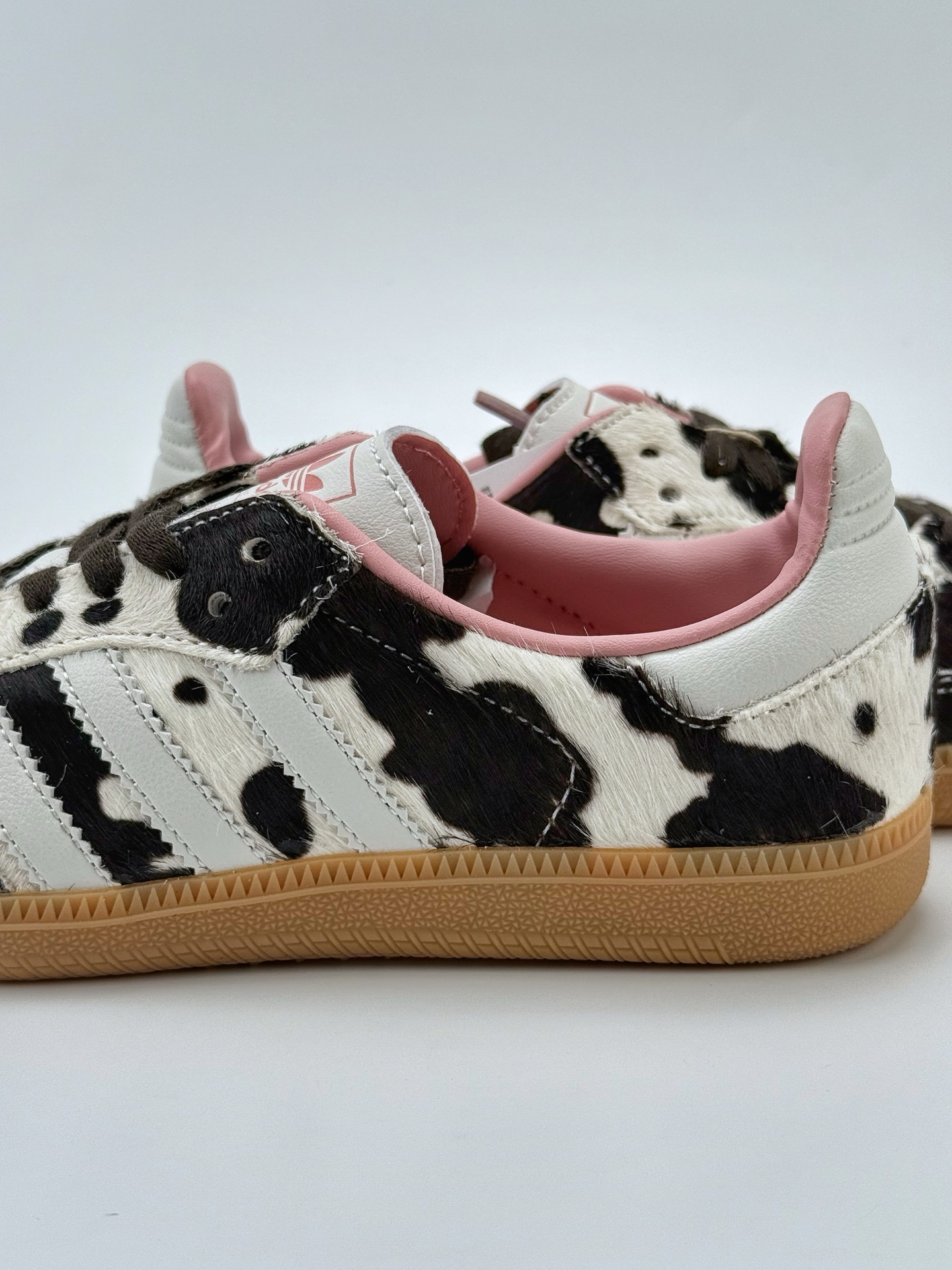 adidas originals Samba OG ”Cow Print” 灰白棕 JR1256