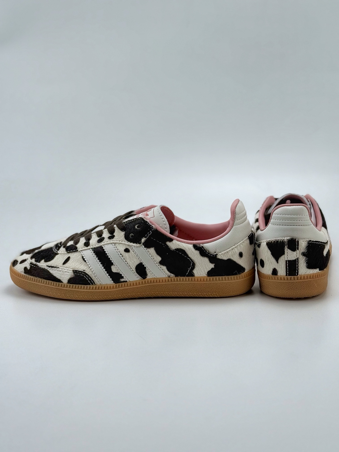 adidas originals Samba OG ”Cow Print” 灰白棕 JR1256