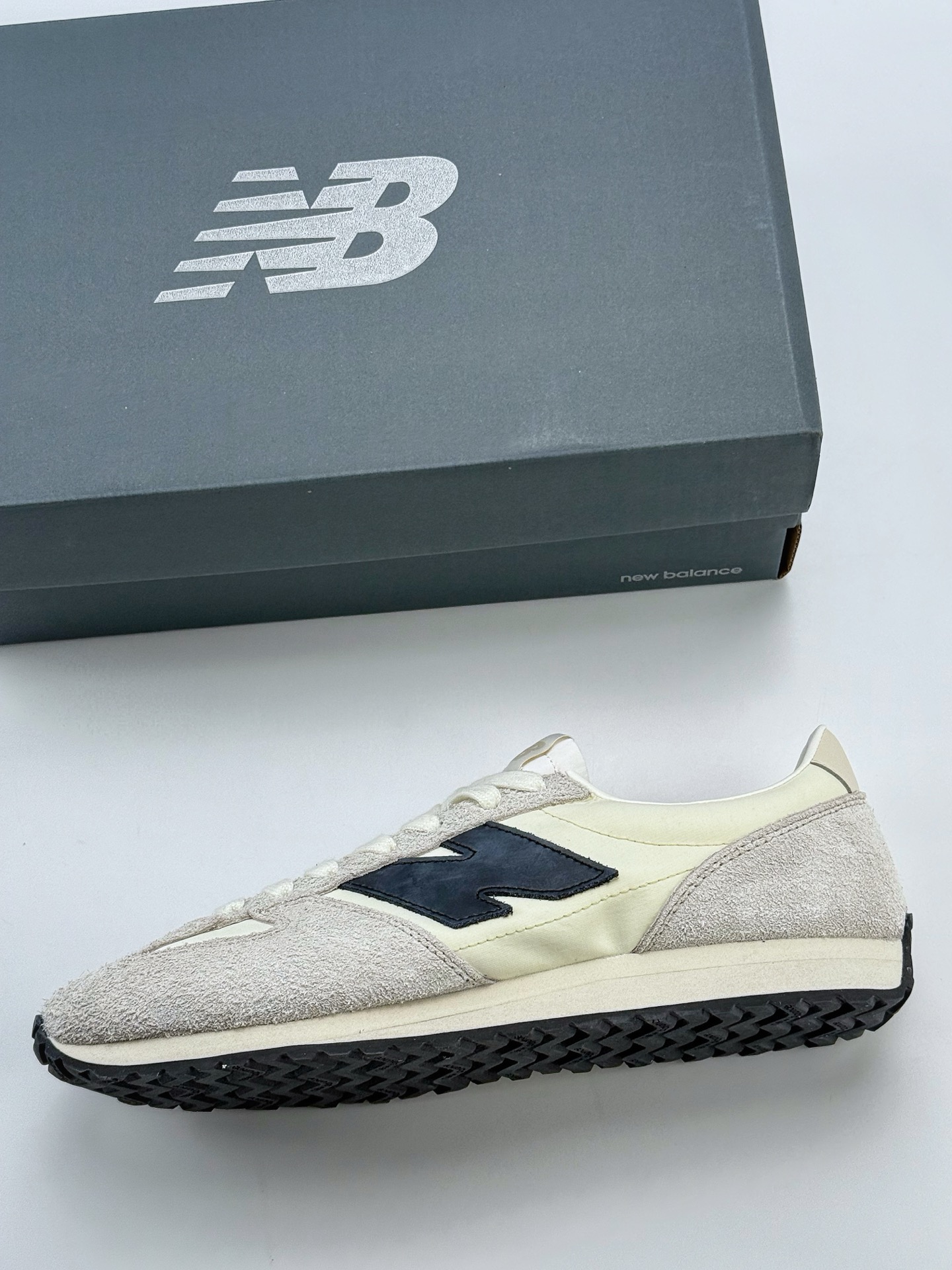 New Balance NB471 纯原系列 471系列织物牛剖层革生活休闲鞋 U471AM