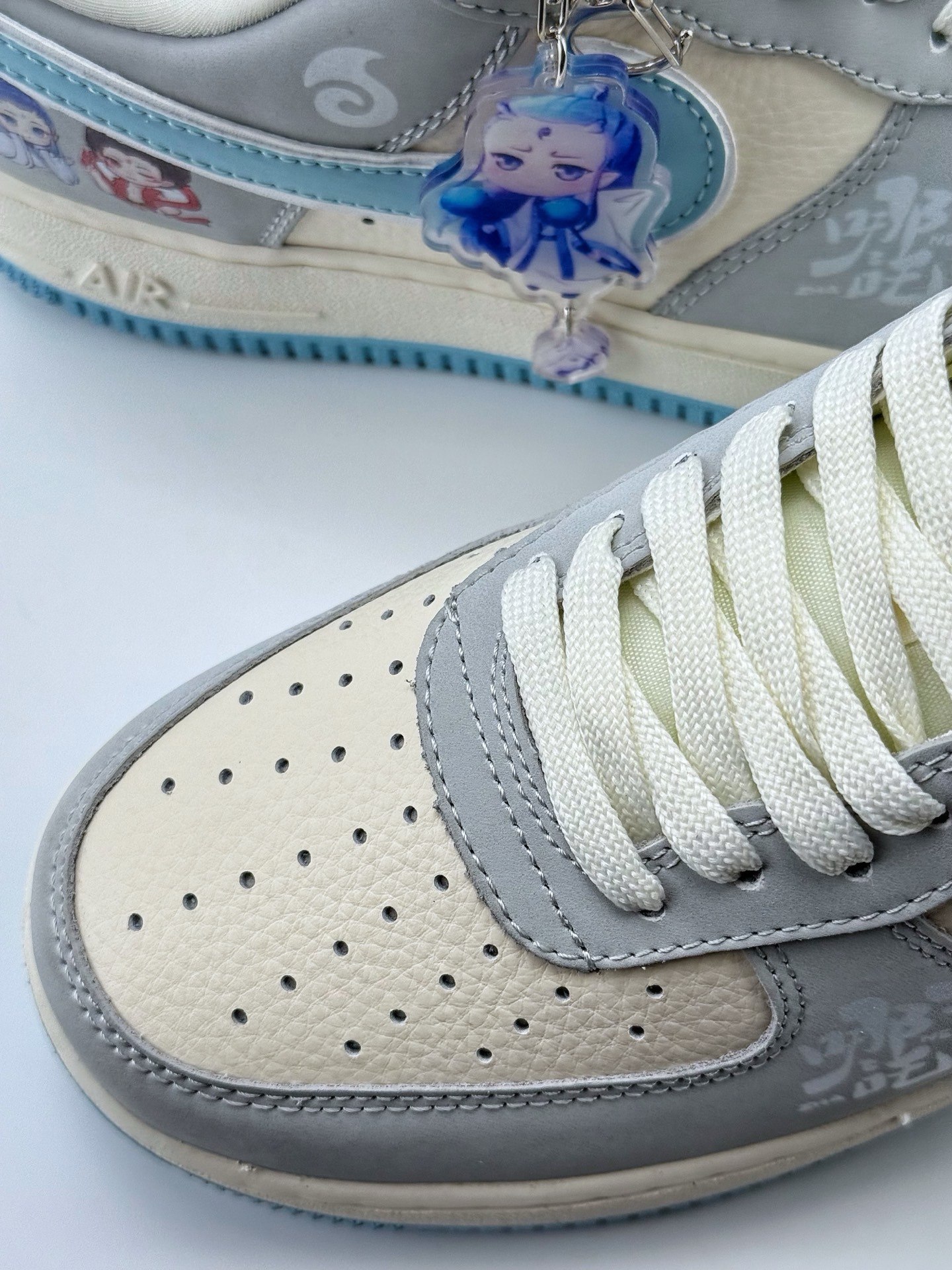 Nike Air Force 1 Low 07 哪吒 白灰蓝涂鸦 DF0188-047