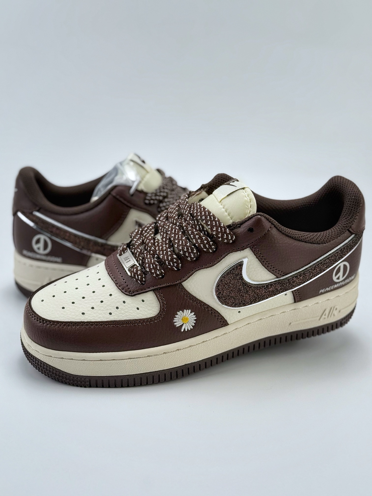 Nike Air Force 1 Low 07 x Peaceminusone 雏菊 白褐满天星 QY6818-613