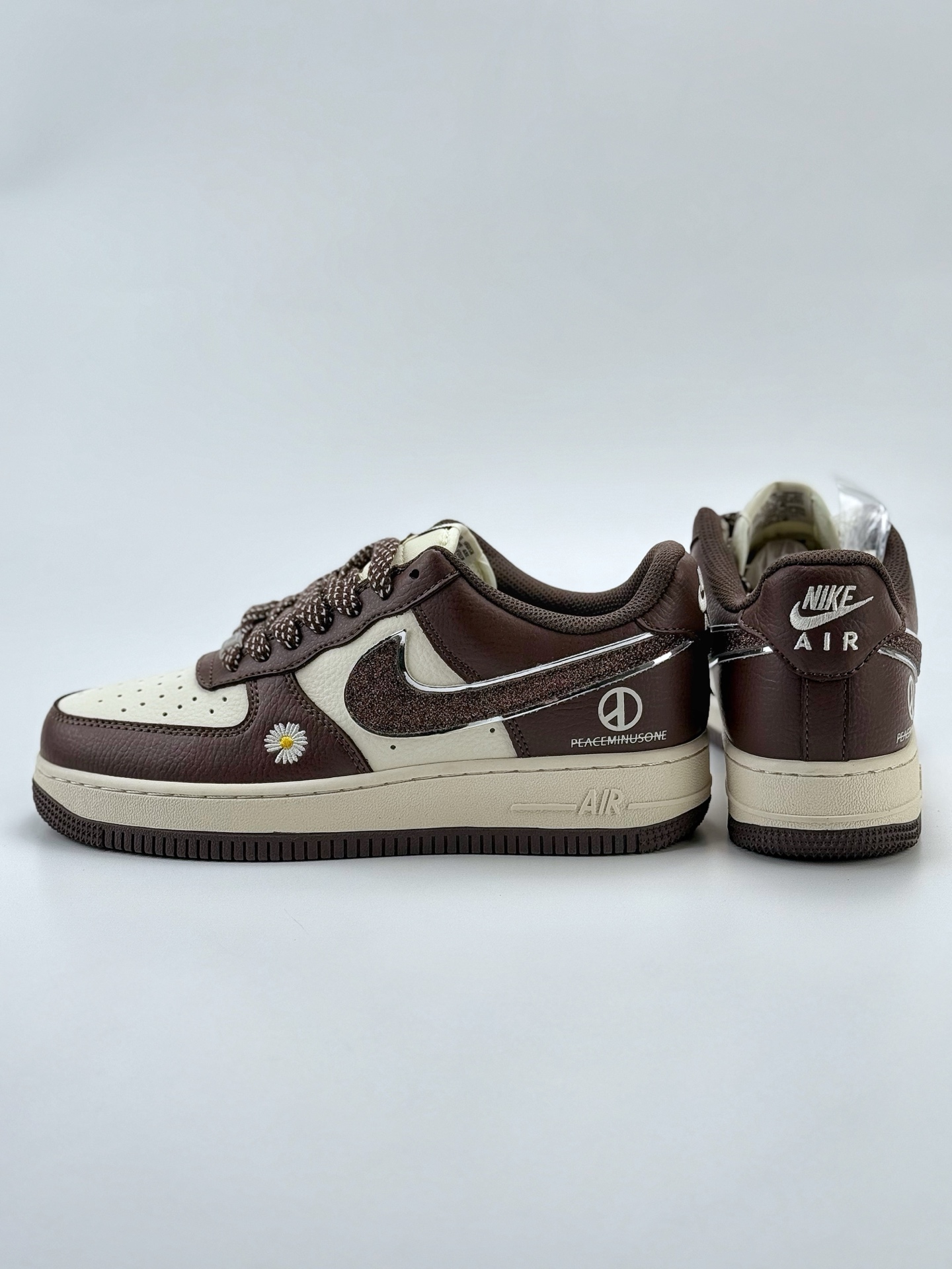 Nike Air Force 1 Low 07 x Peaceminusone 雏菊 白褐满天星 QY6818-613