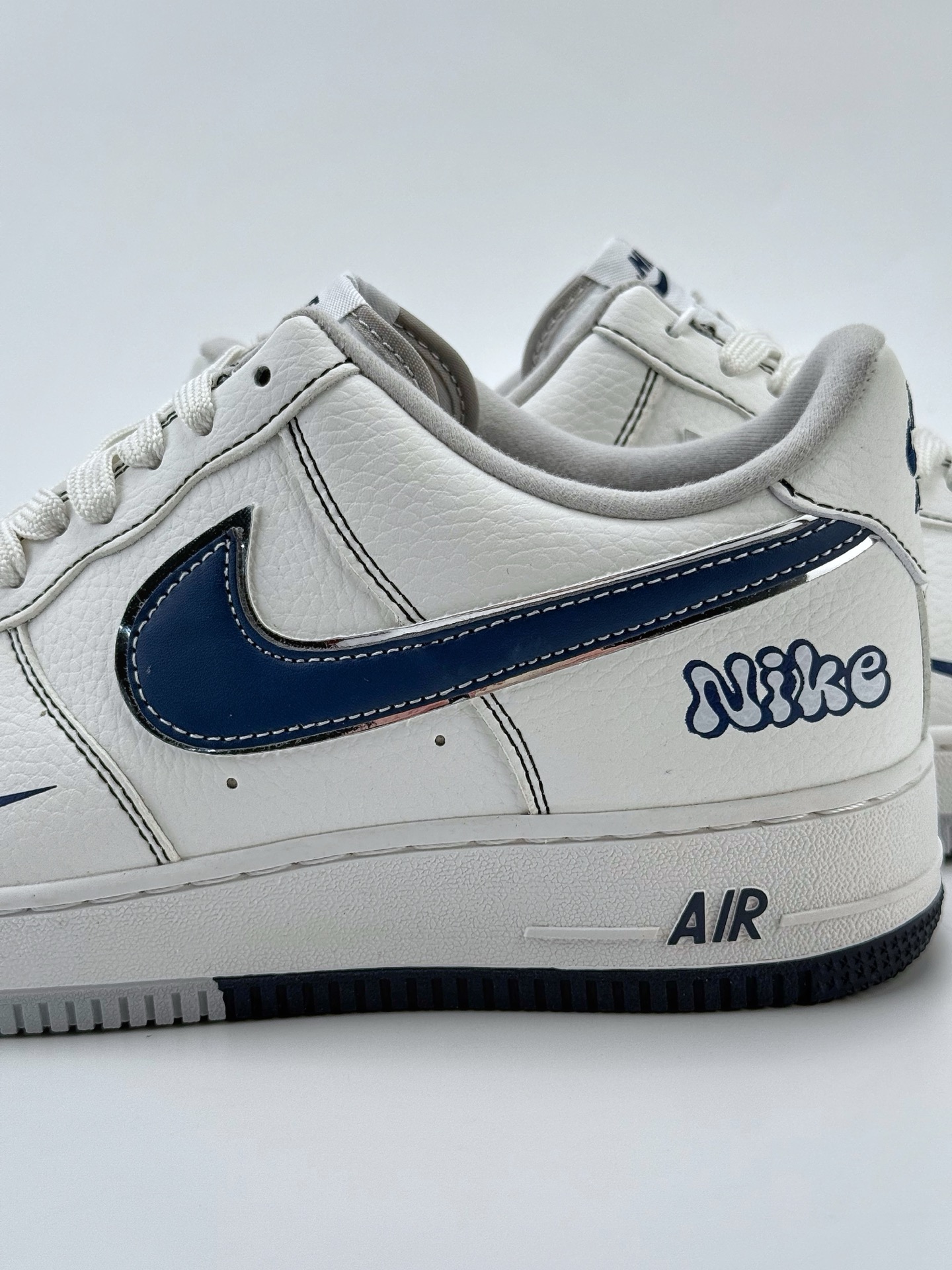 Nike Air Force 1 Low 07 白蓝缝线小钩 DQ6628-151