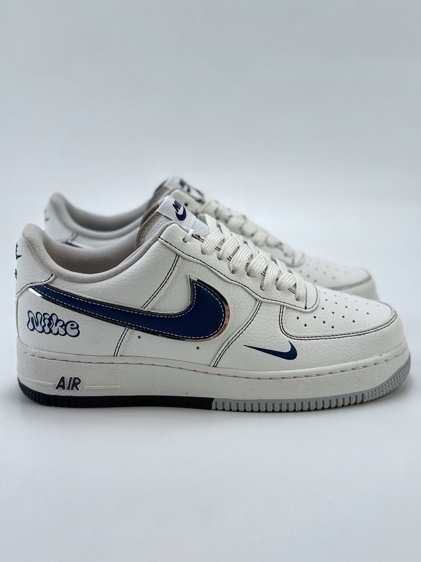 Nike Air Force 1 Low 07 白蓝缝线小钩 DQ6628-151