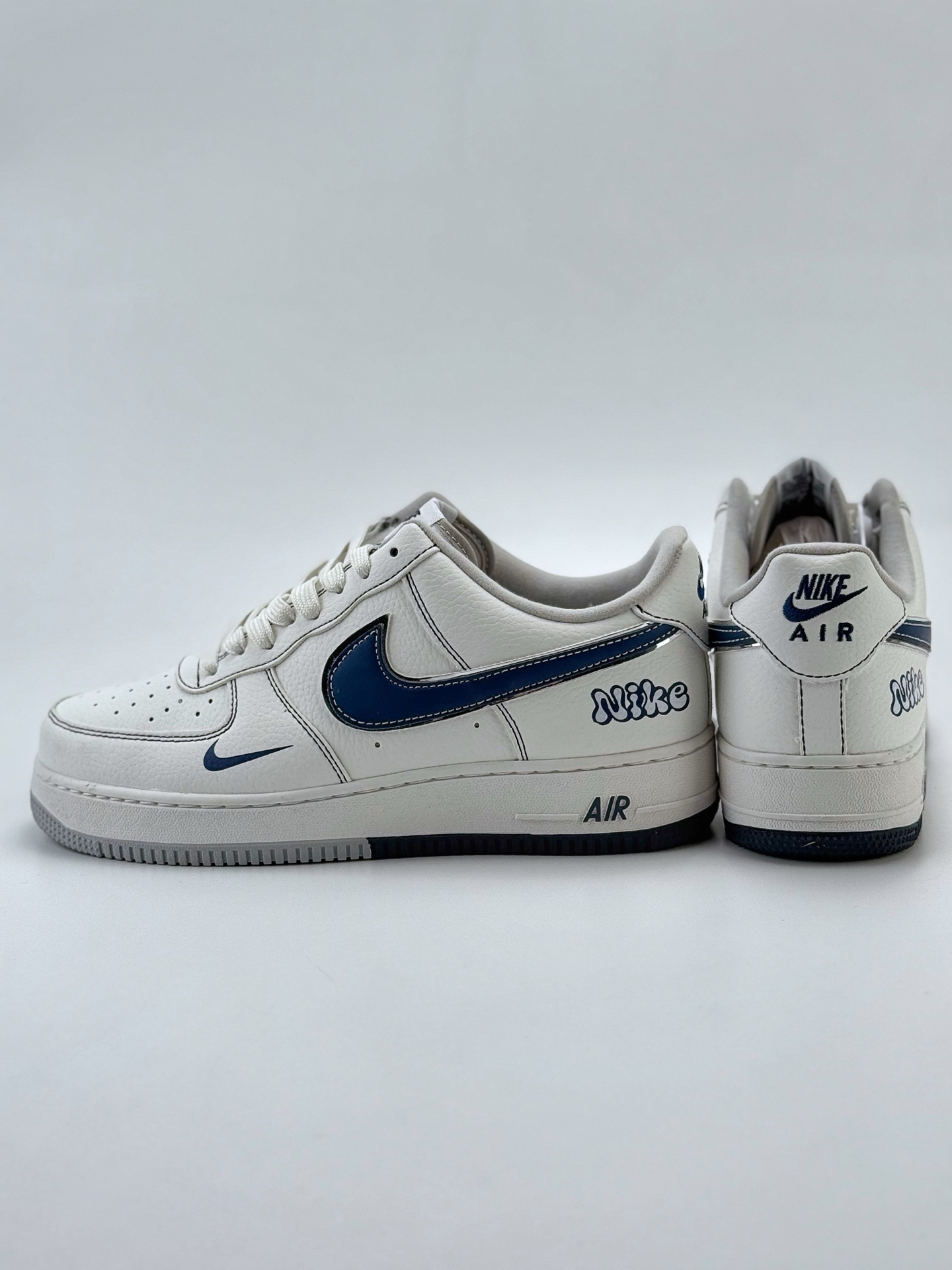 Nike Air Force 1 Low 07 白蓝缝线小钩 DQ6628-151