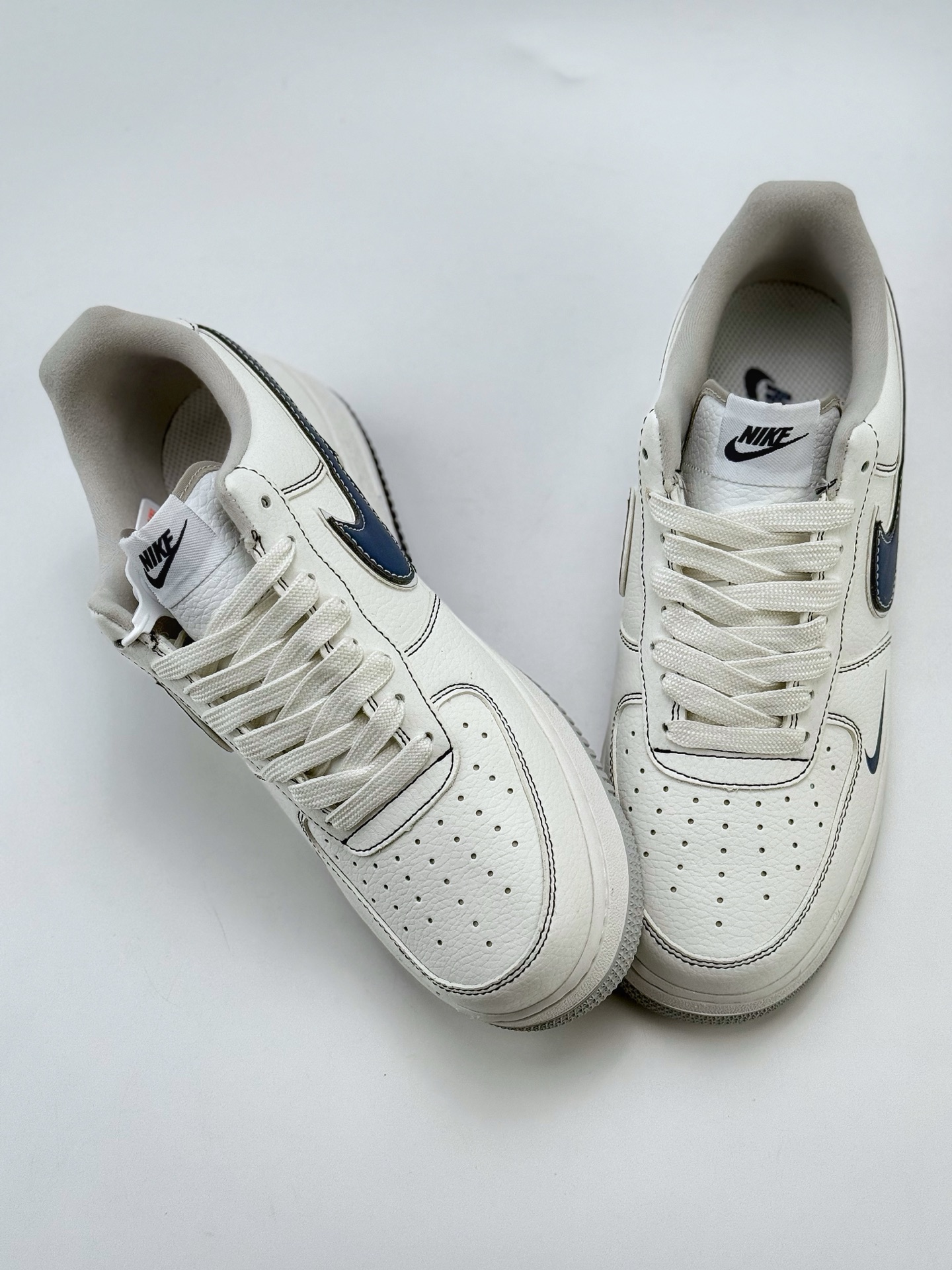 Nike Air Force 1 Low 07 白蓝缝线小钩 DQ6628-151