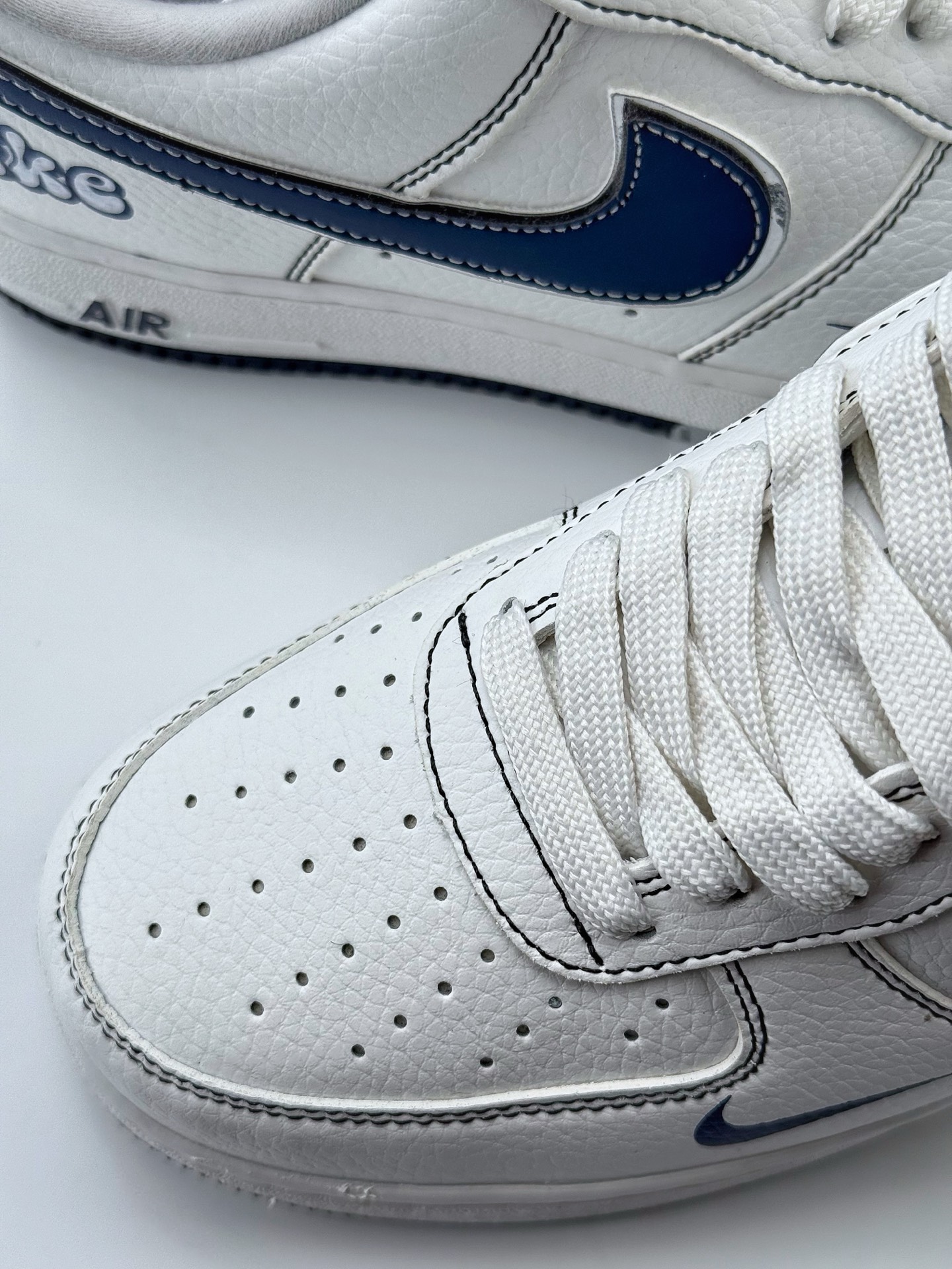 Nike Air Force 1 Low 07 白蓝缝线小钩 DQ6628-151