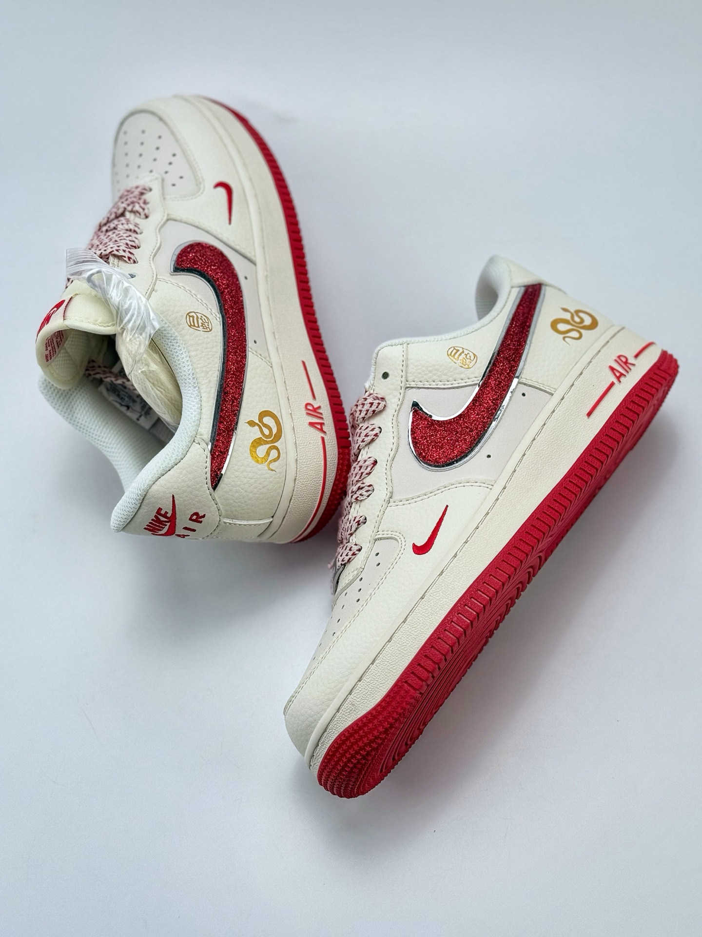 220 Nike Air Force 1 Low 07 蛇年限定 白红小钩满天星 QY6818-601